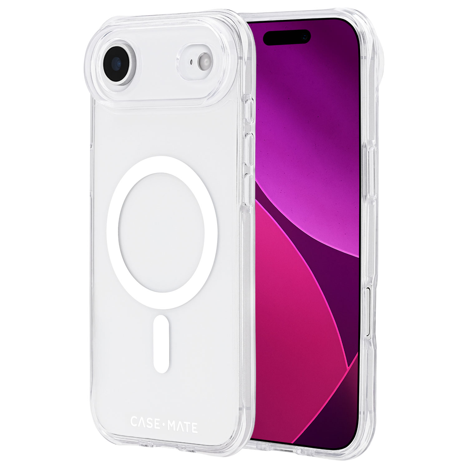 Case-Mate Fitted Hard Shell Case with MagSafe for iPhone Air - Clear