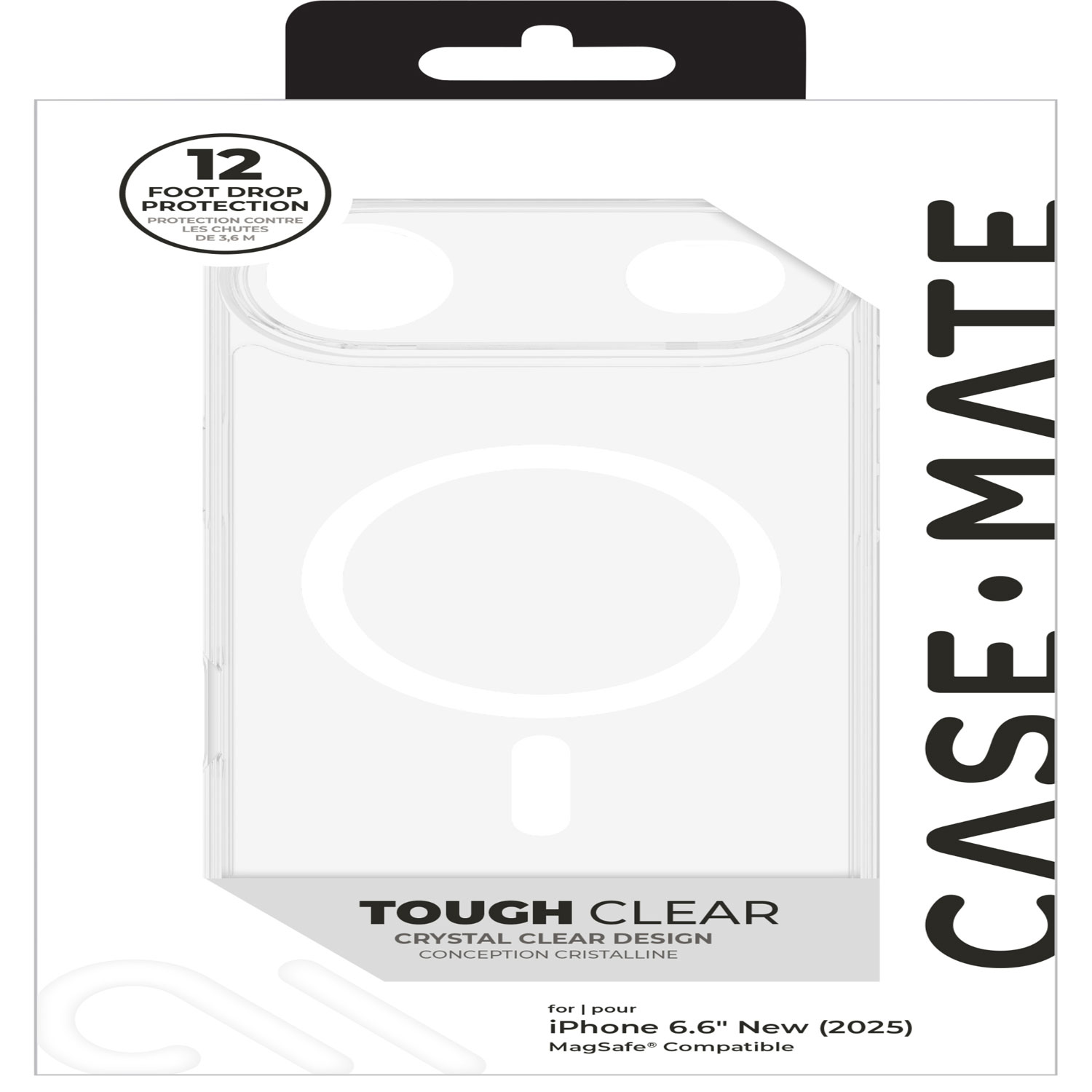 Case-Mate Fitted Hard Shell Case with MagSafe for iPhone Air - Clear