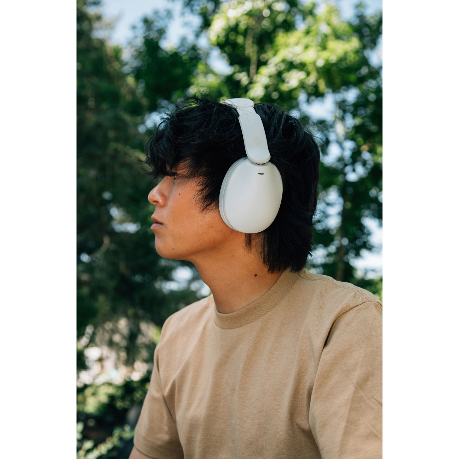 Skullcandy Hesh 360 Over-Ear Sound Isolating Bluetooth Headphones - Bone