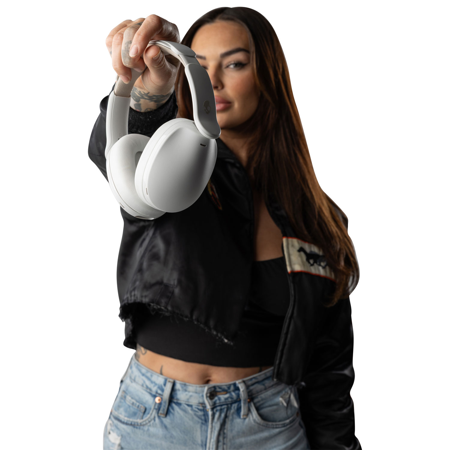 Skullcandy Hesh 360 Over-Ear Sound Isolating Bluetooth Headphones - Bone