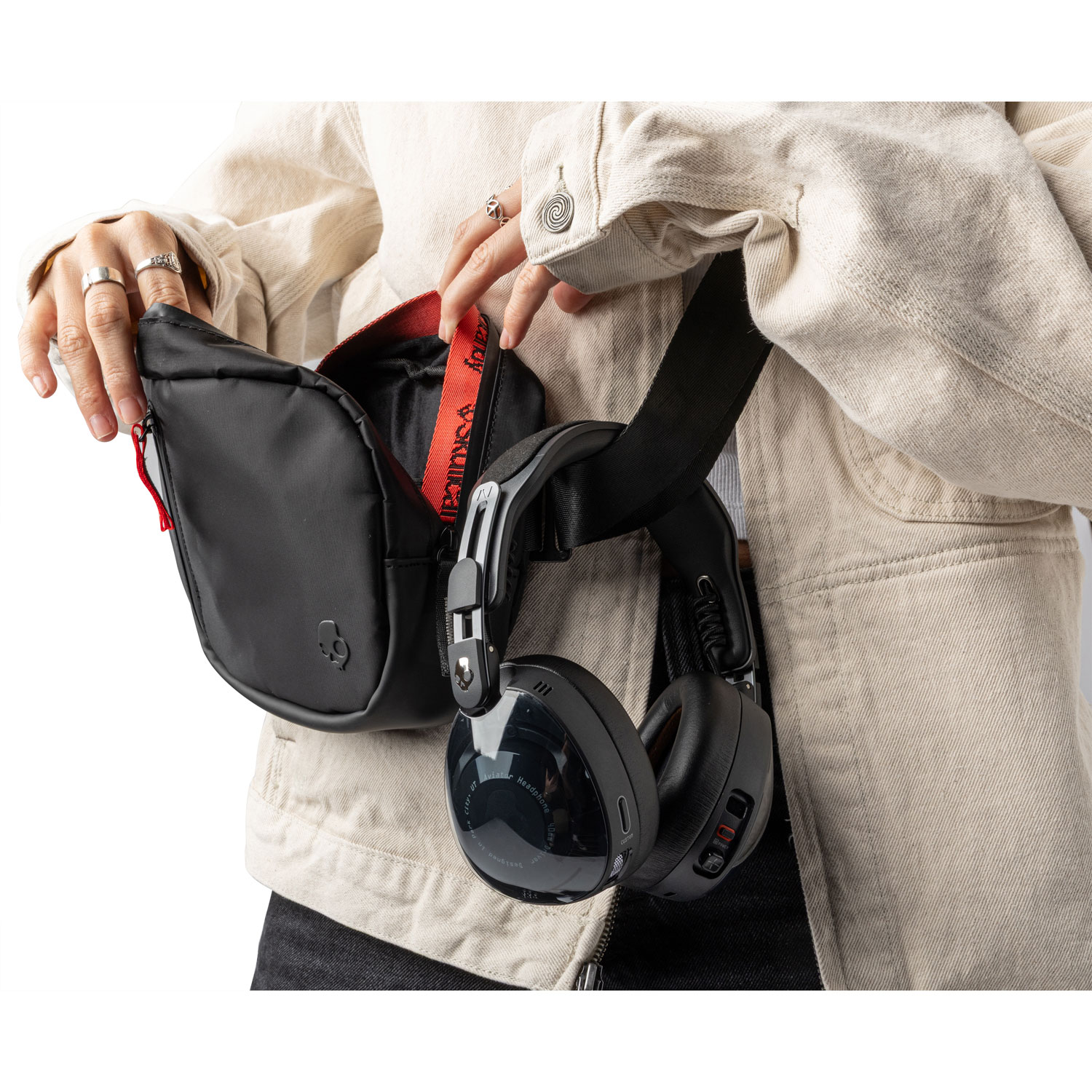 Casque d'écoute Bluetooth à suppression du bruit Aviator 900 ANC de Skullcandy - Noir