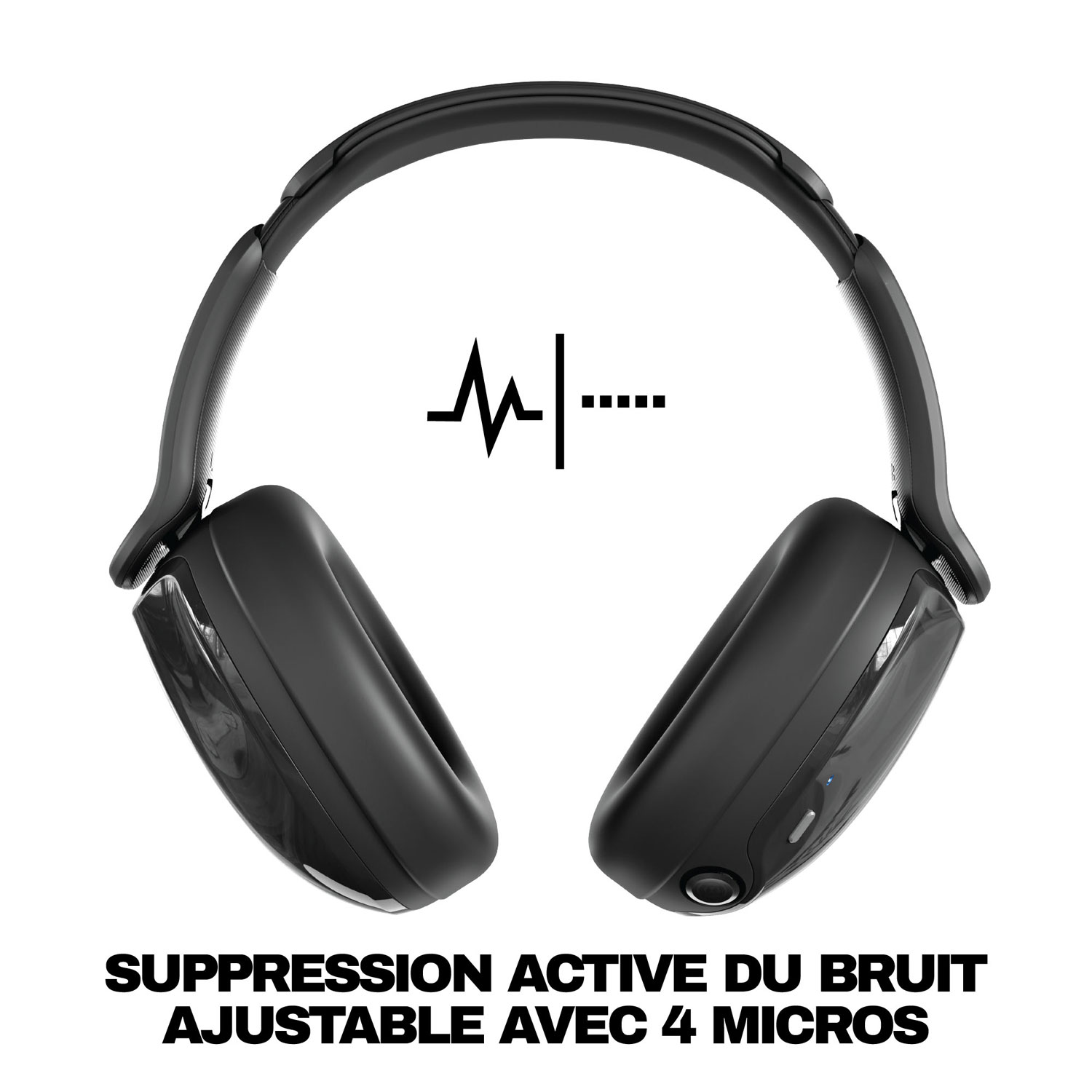 Casque d'écoute Bluetooth à suppression du bruit Hesh 540 ANC de Skullcandy - Noir