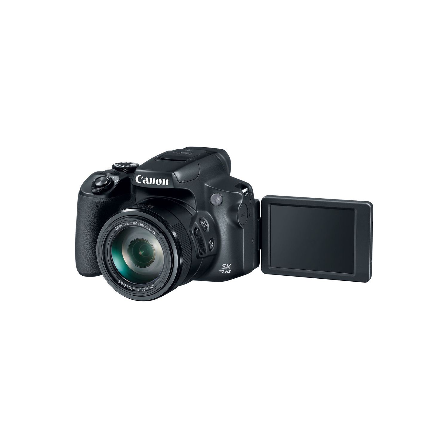 Canon PowerShot SX70 HS Digital Camera + 64GB Card + More