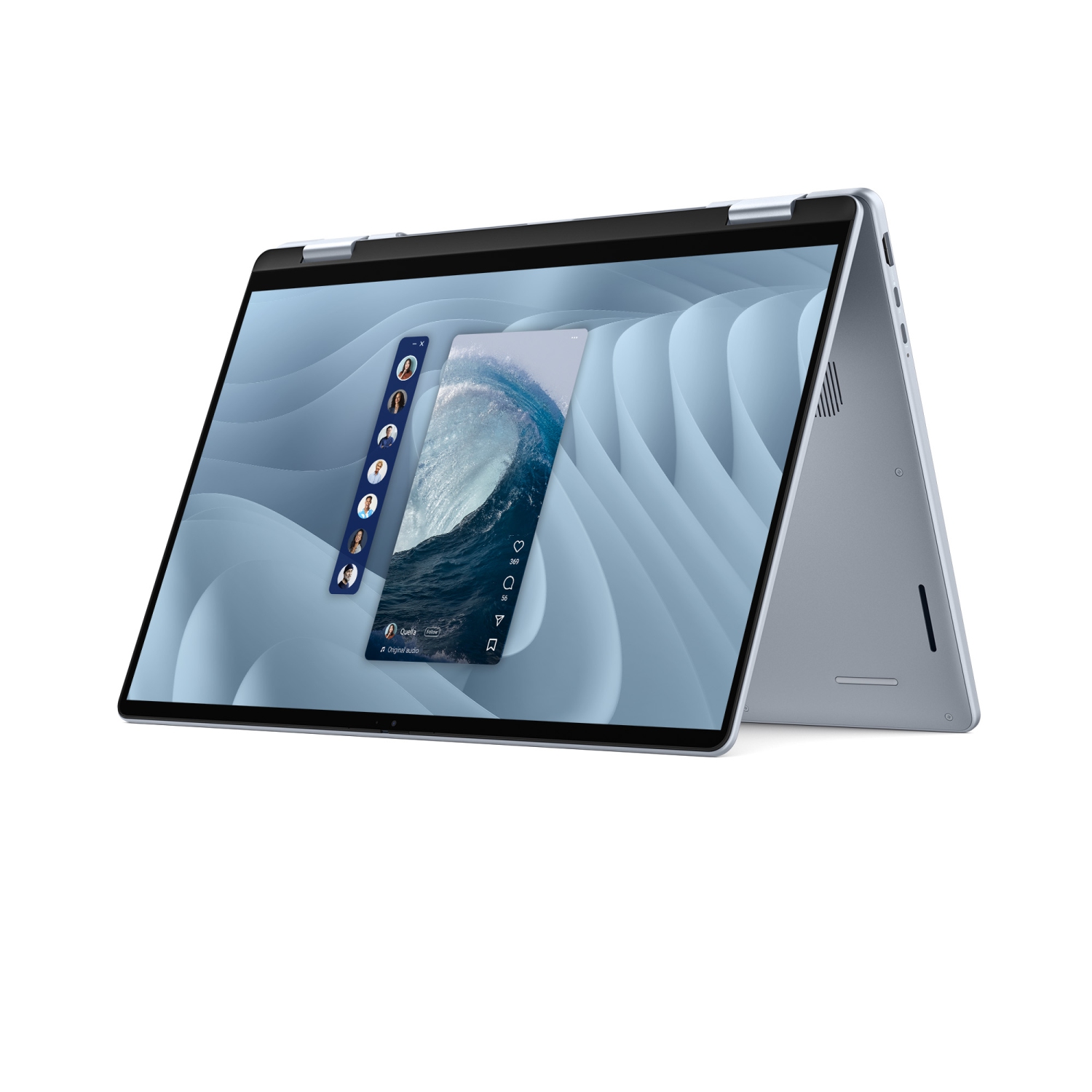 Dell Db06250 16" Laptop with Intel® Core™ Ultra 7-256V Processor, 1TB SSD, 16 GB RAM, Intel® Arc™ Graphics, Windows 11 Home - Ice Blue