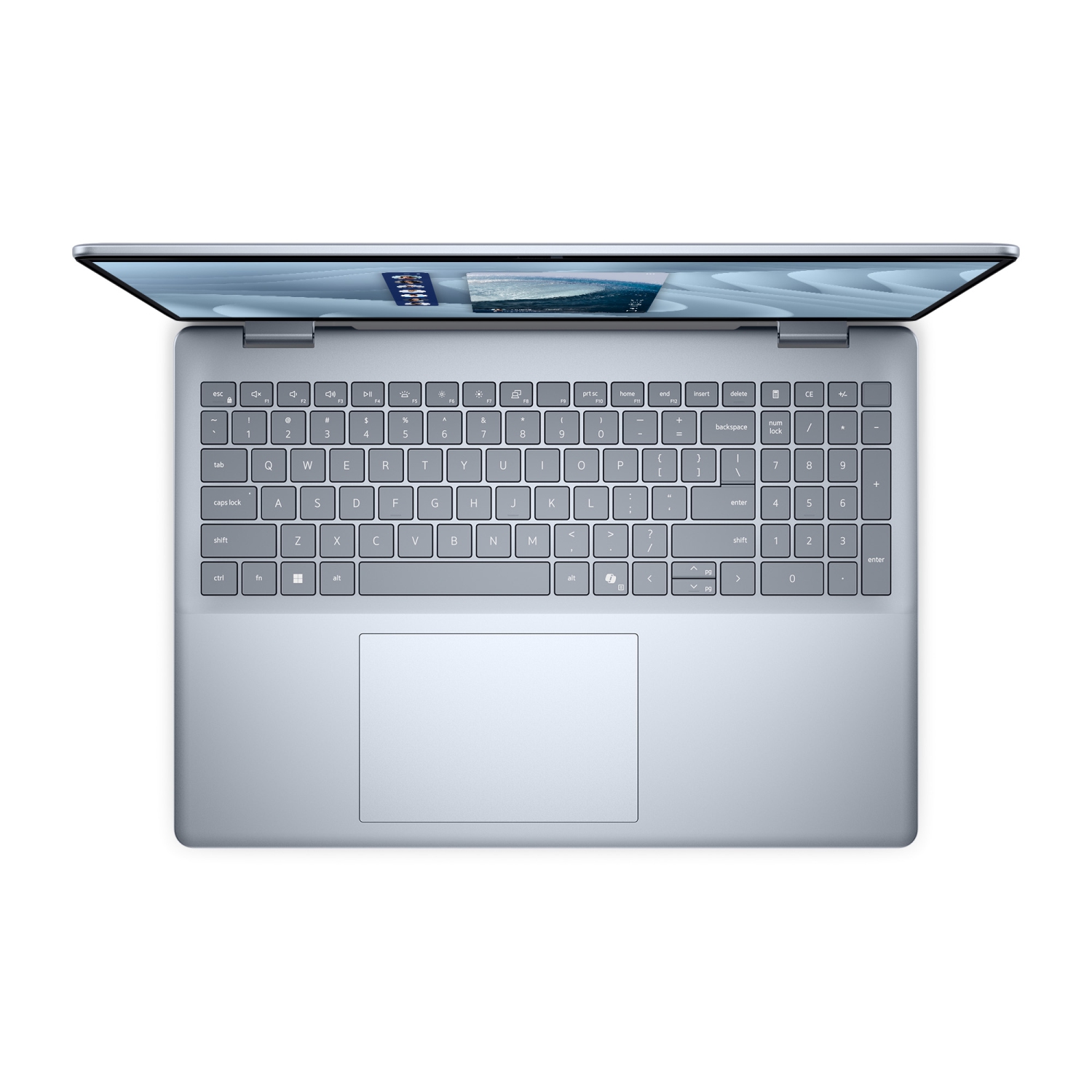 Dell Db06250 16" Laptop with Intel® Core™ Ultra 7-256V Processor, 1TB SSD, 16 GB RAM, Intel® Arc™ Graphics, Windows 11 Home - Ice Blue