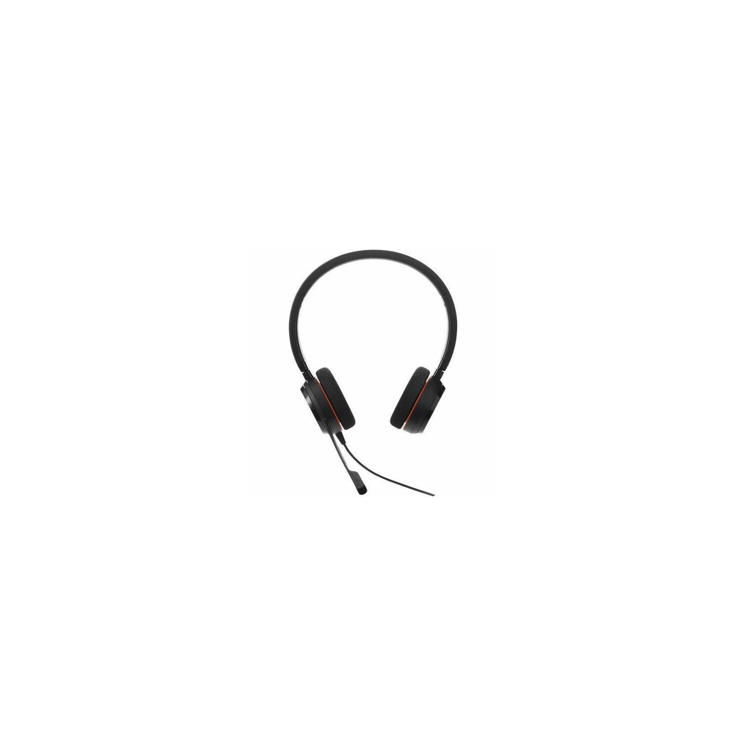 Jabra Evolve 20 USB Wired Stereo On-Ear Headset with Built-In Microphone -