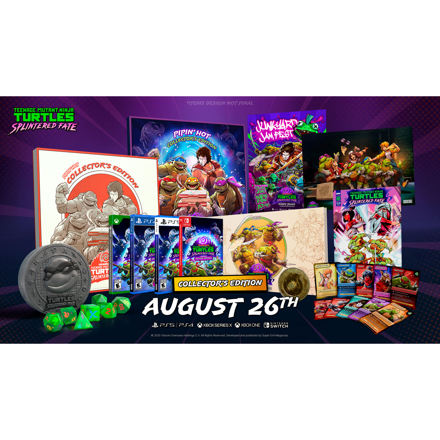 Teenage Mutant Ninja Turtles Splintered Fate édition de collection Pipin' Hot