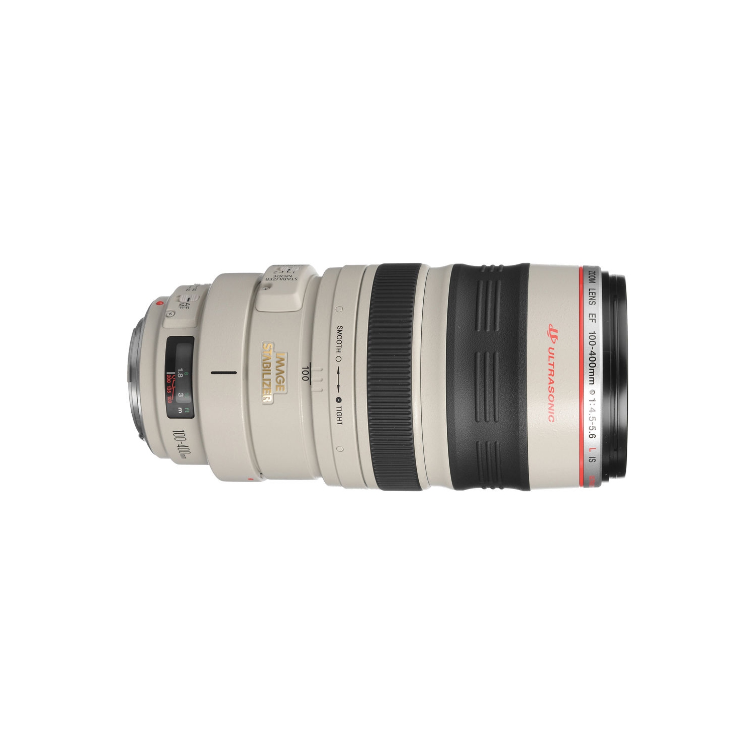 Objectif EF 100-400&nbsp;mm f/4,5-5,6&nbsp;L IS USM de Canon + carte mémoire 64&nbsp;Go - Ensemble