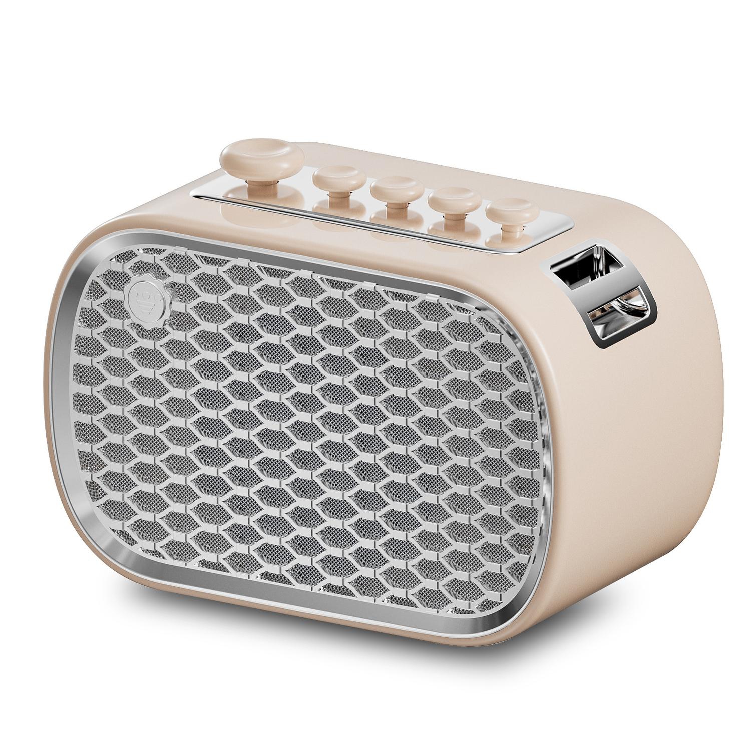 Petit appareil à bruit blanc classique, 8 sons apaisants de la nature, haut-parleur stéréo TWS portatif pour le sommeil, le yoga, la chambre de bébé