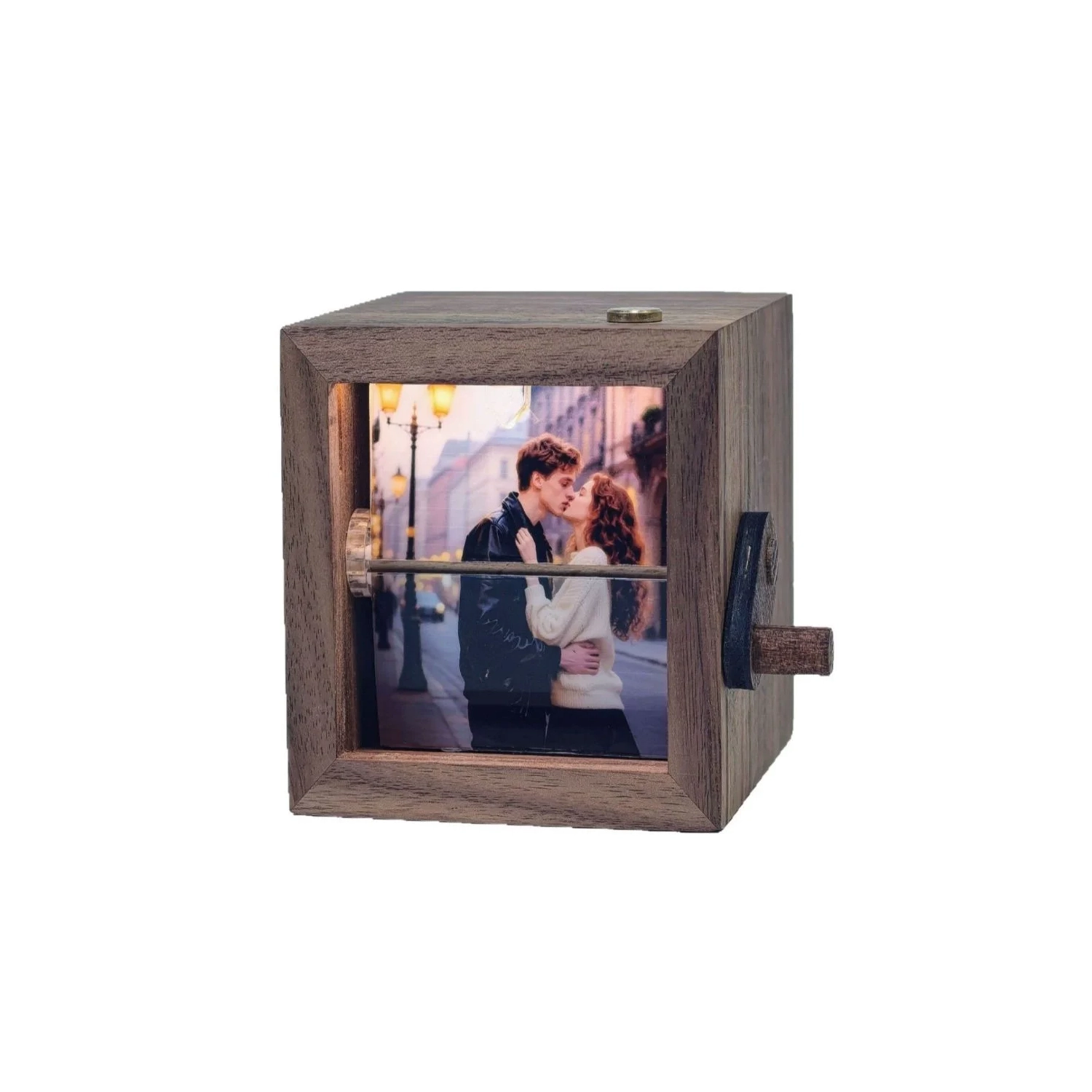 Album photo à rabat cadeau rustique à faire soi-même pour la fête des Pères Graduation Season Birthday Wedding Anniversary Hand Motion Album