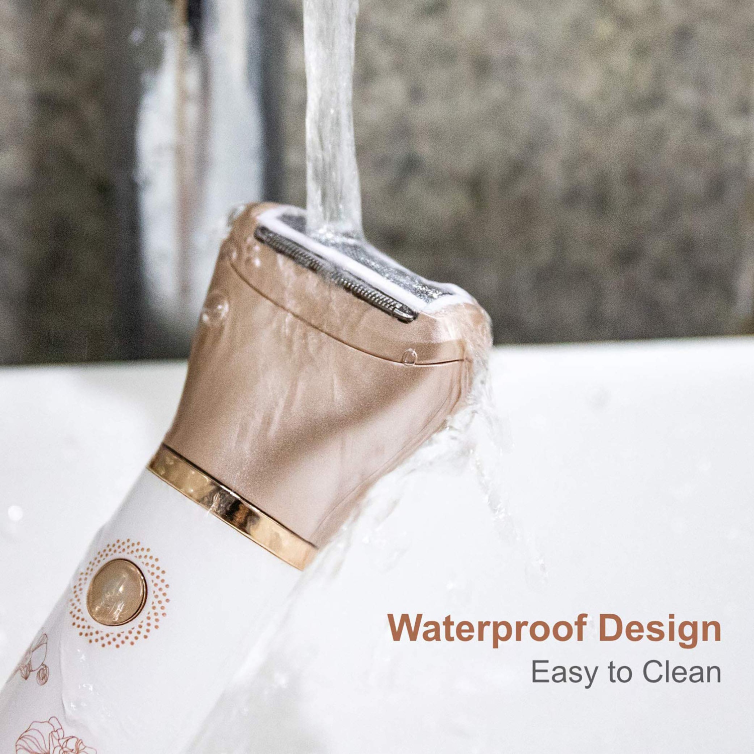 Rasoir électrique pour femmes, épilateur sans fil, tondeuse bikini portative étanche, câble USB pour peau sèche ou humide rechargeable pour le