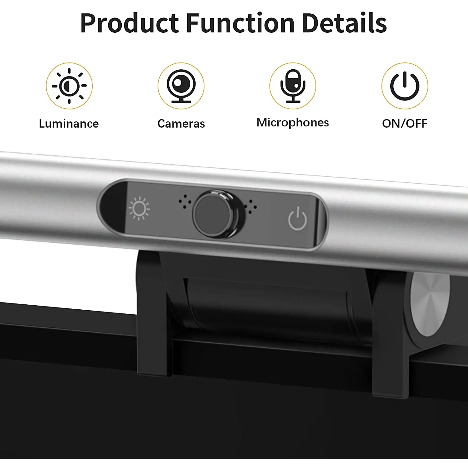 Écran d'ordinateur Écran d'ordinateur Lampe suspendue Lampe à pince USB Ordinateur dortoir Bureau de lecture Protection des yeux Lampe de bureau