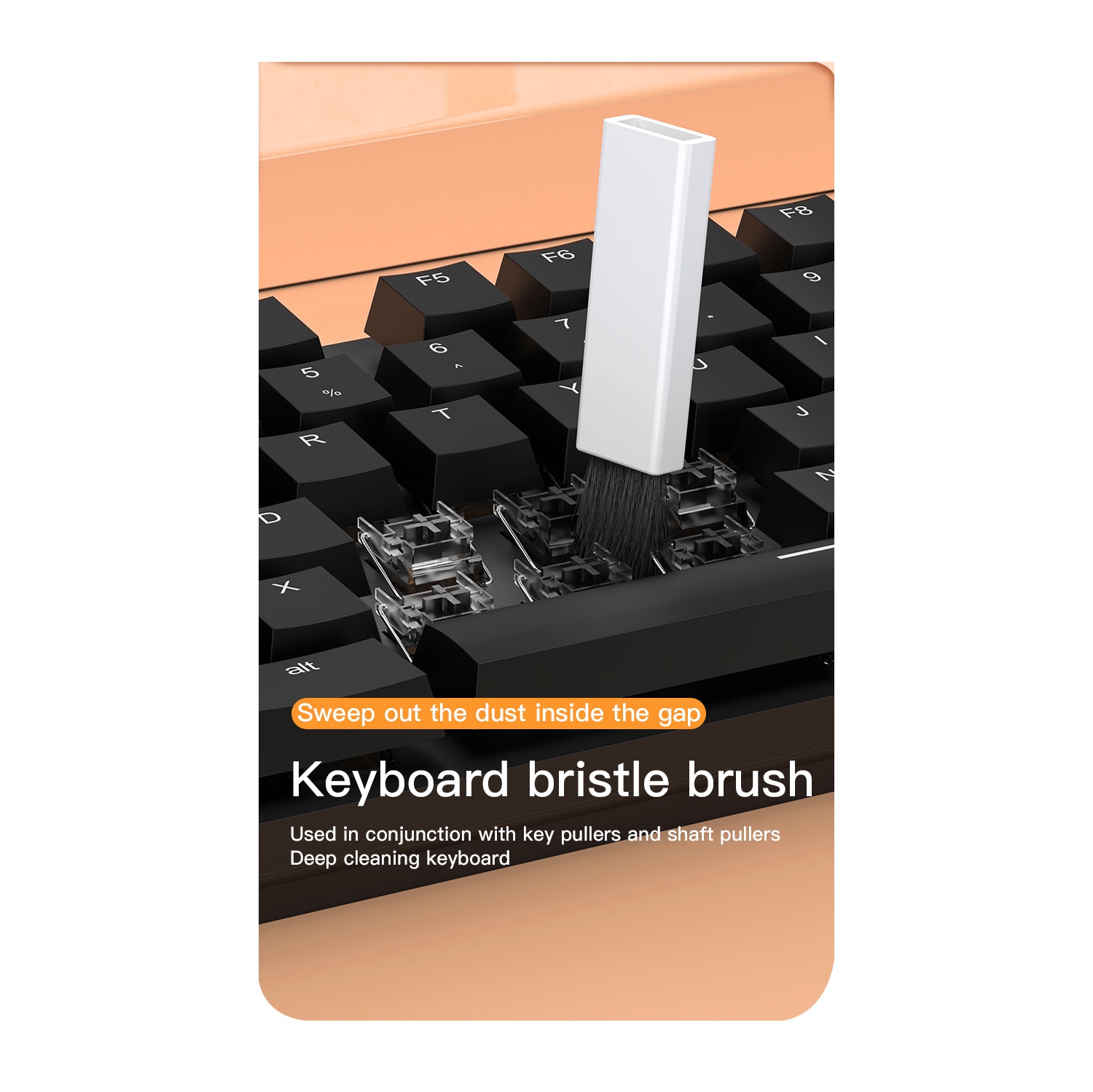 Q20 Digital Camera Earphones Mobile Phone Laptop Keyboard Cleaning Tool Set 20 in 1 Cleaning Pen - White