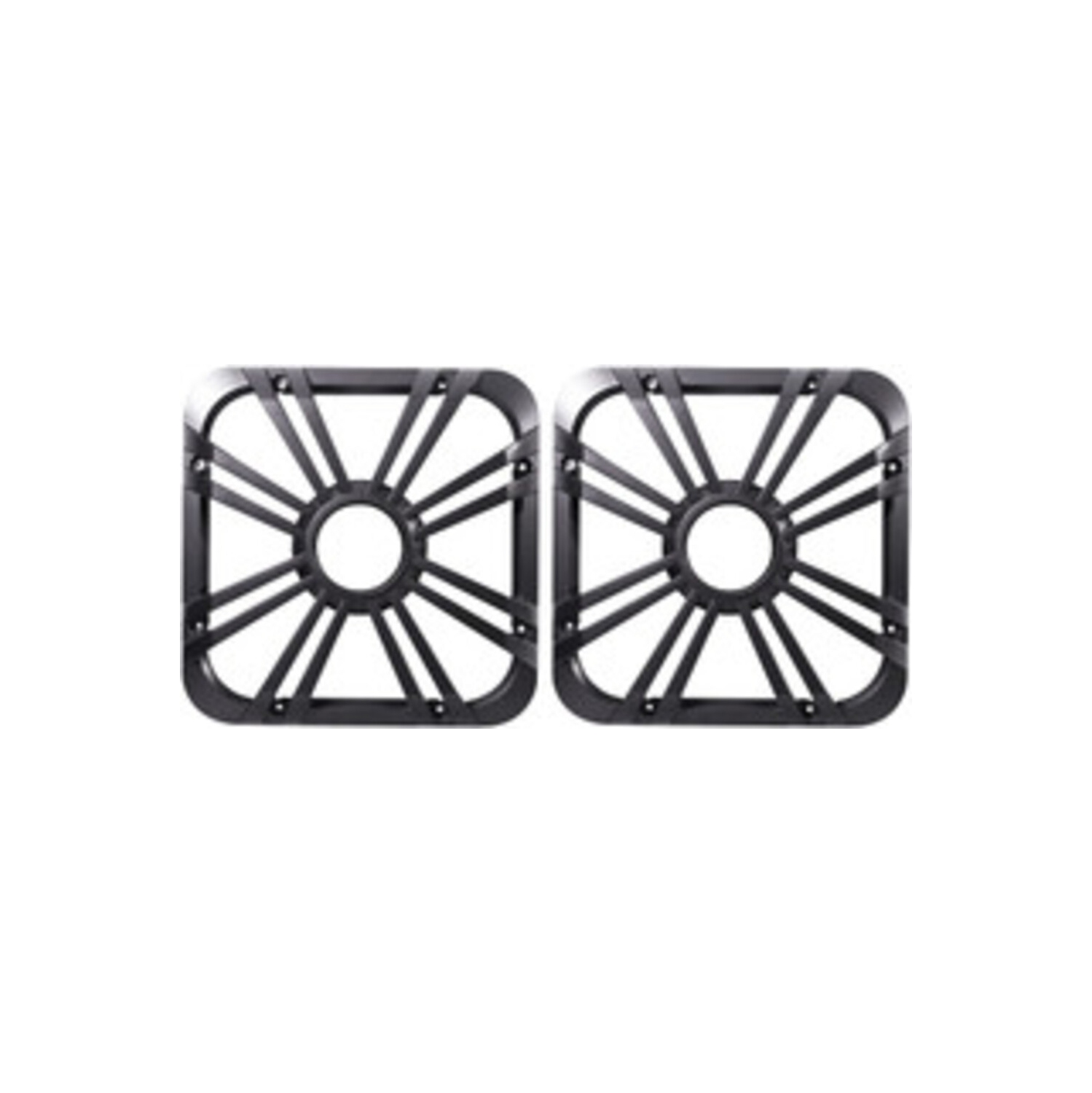 Grille LED carrée pour haut-parleur d'extrêmes graves 11L710GLC de 10&nbsp;po de Kicker - Anthracite