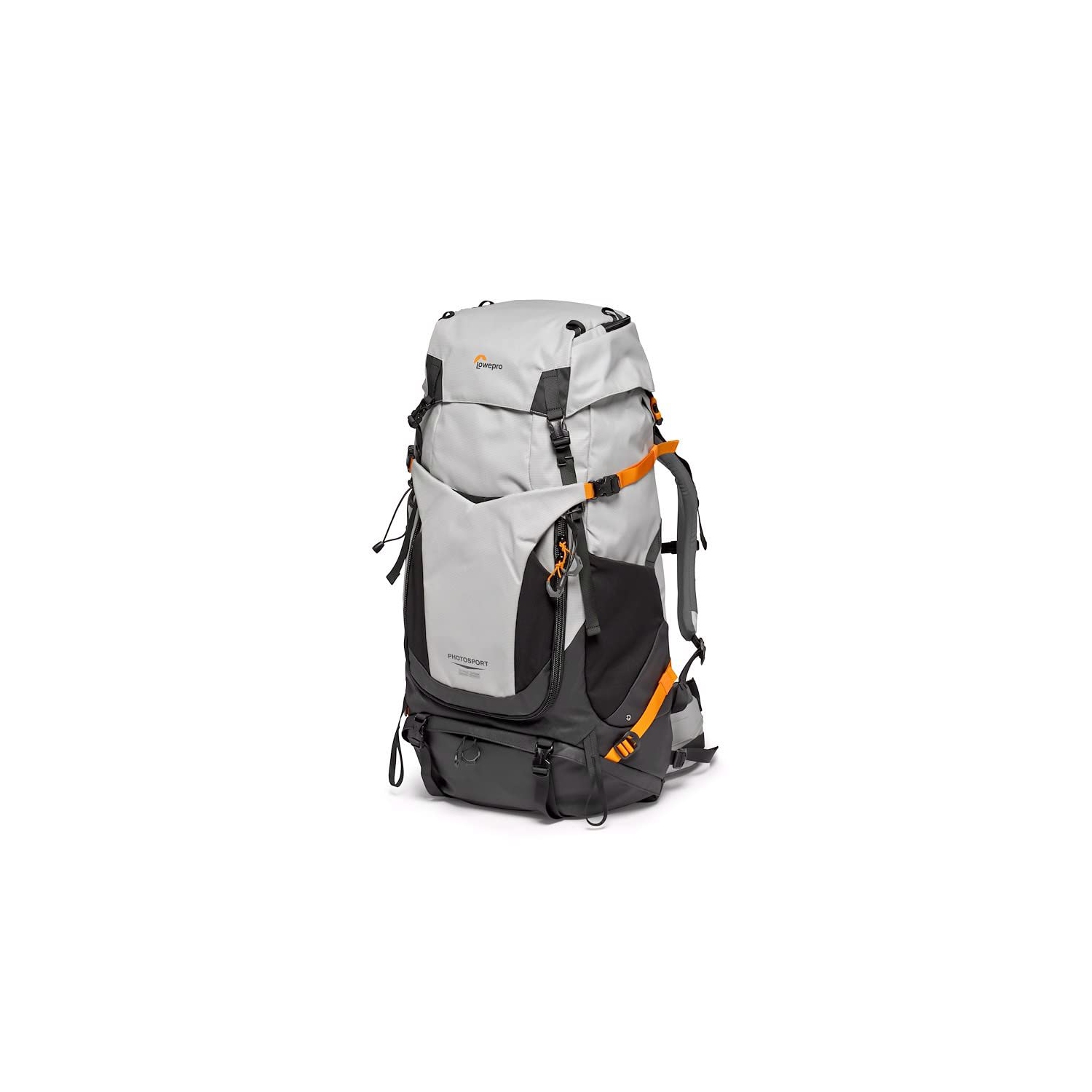 Lowepro PhotoSport PRO BP 55L, Backpack for Reflex and Mirrorless Cameras, Front and Rear Access, Removable Camera Insert, Accessory Straps, Size: