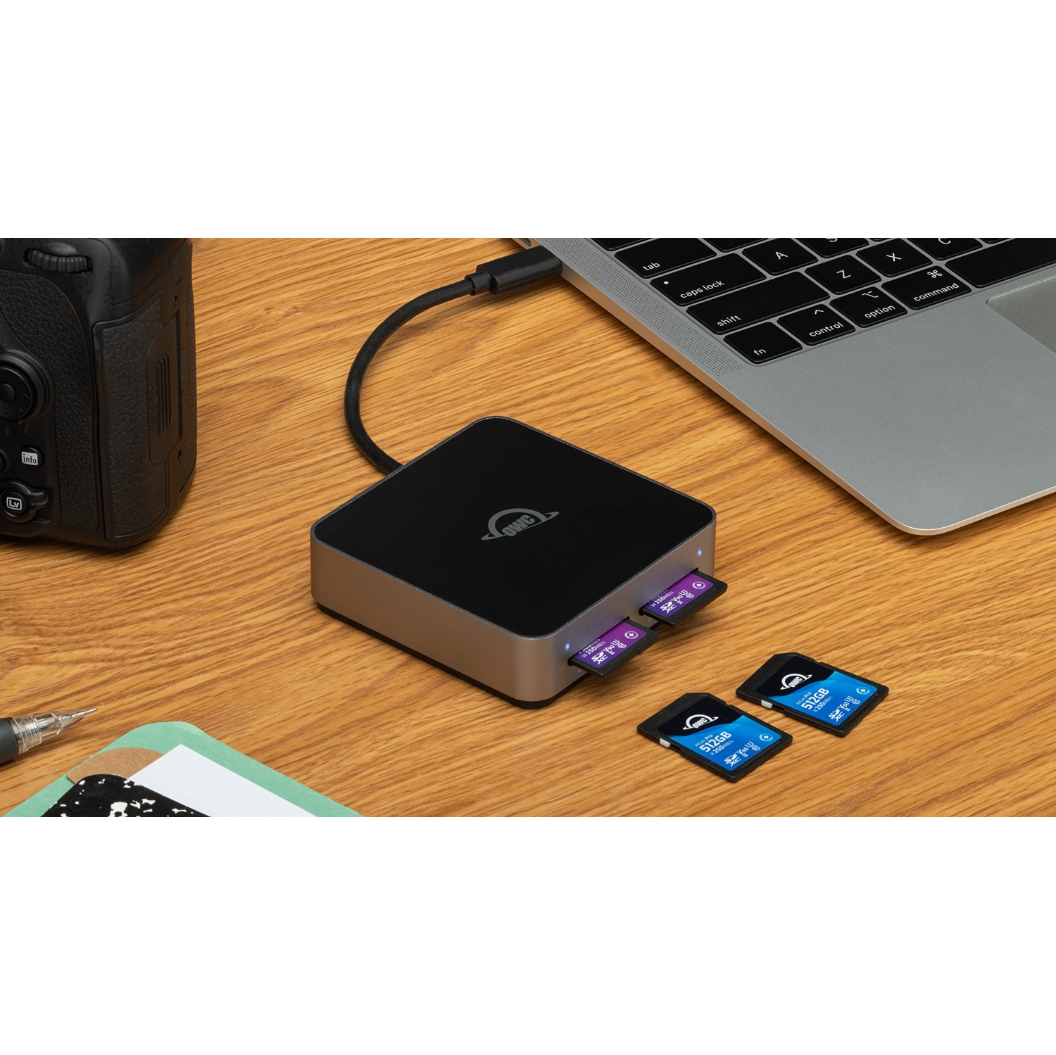 OWC Atlas USB 3.2 Dual SD Card Reader/Writer