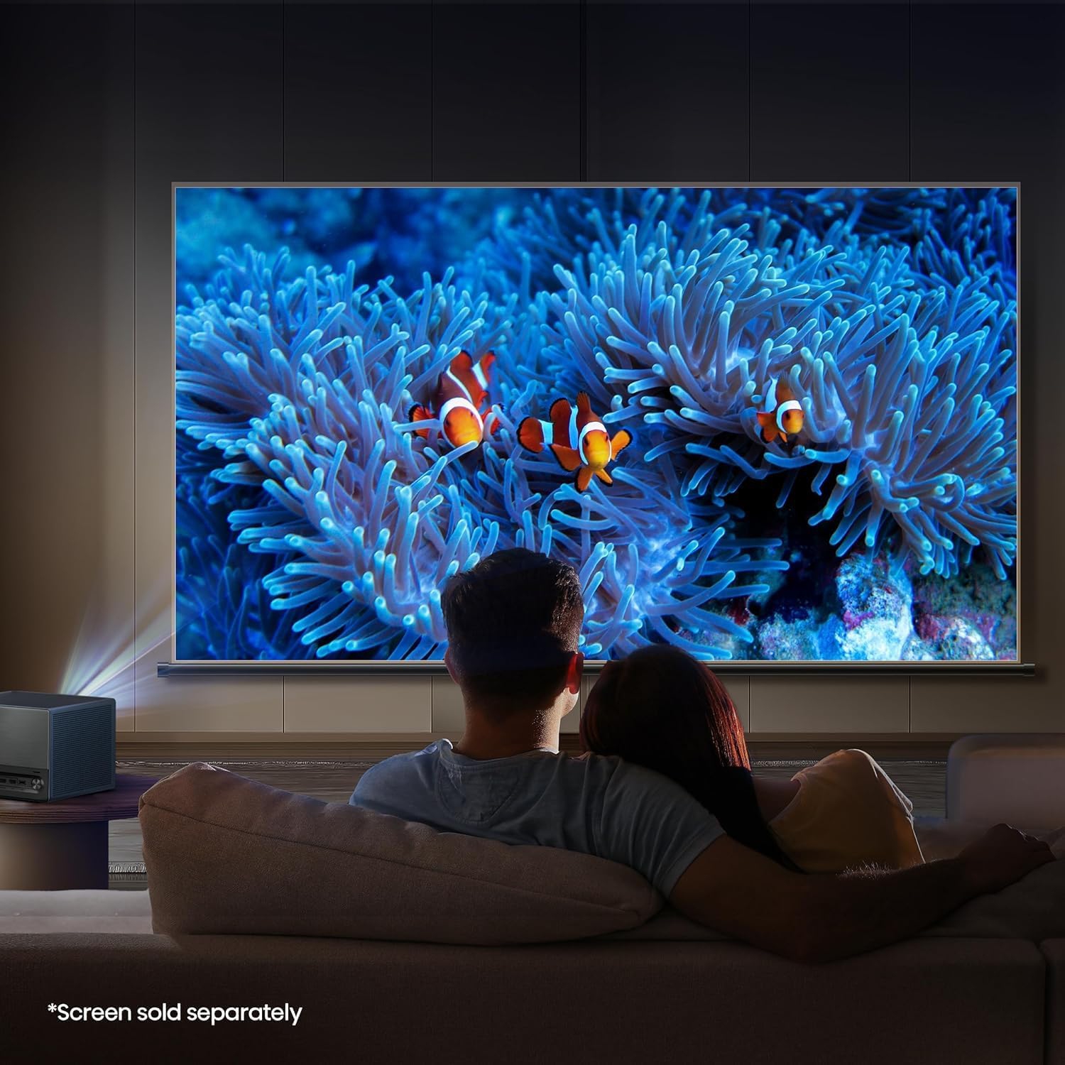 Open Box - Hisense C1 4K UHD Portable Mini Projector up to 300" - Black