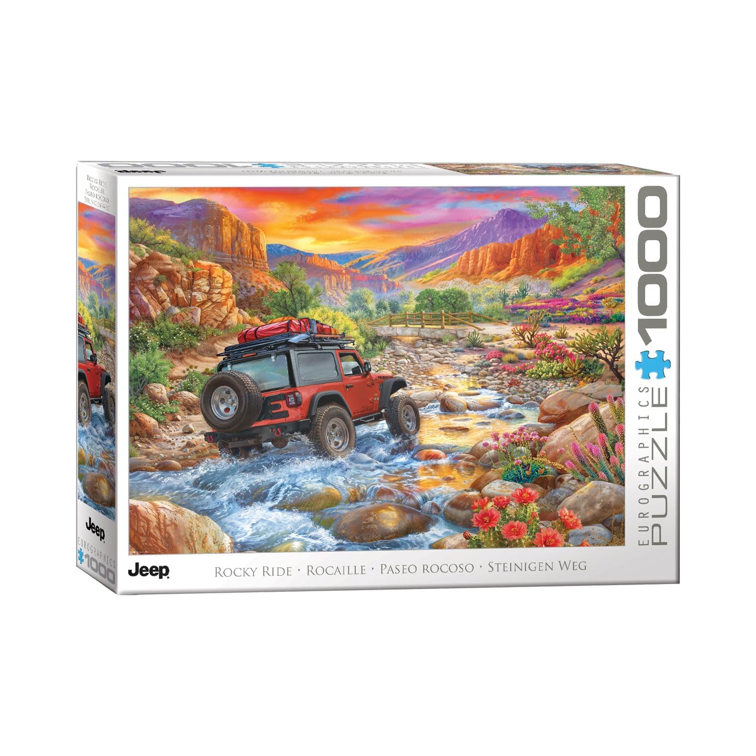 Casse-tête de 1000 morceaux Jeep - Rocky Ride by C.Bigelow 6000-5998 d'Eurographics