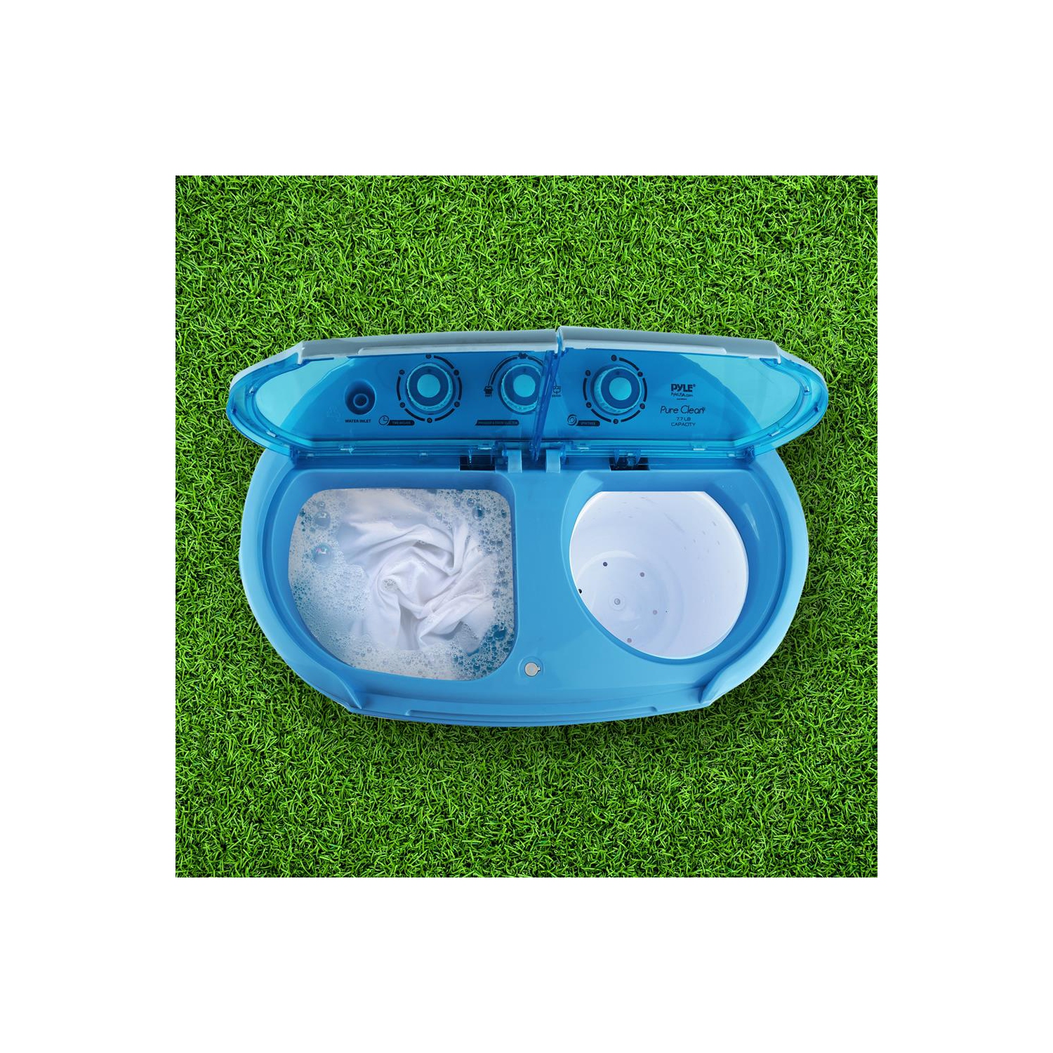 Pyle Home PUCWM22 Compact and Portable Washer and Spin Dryer