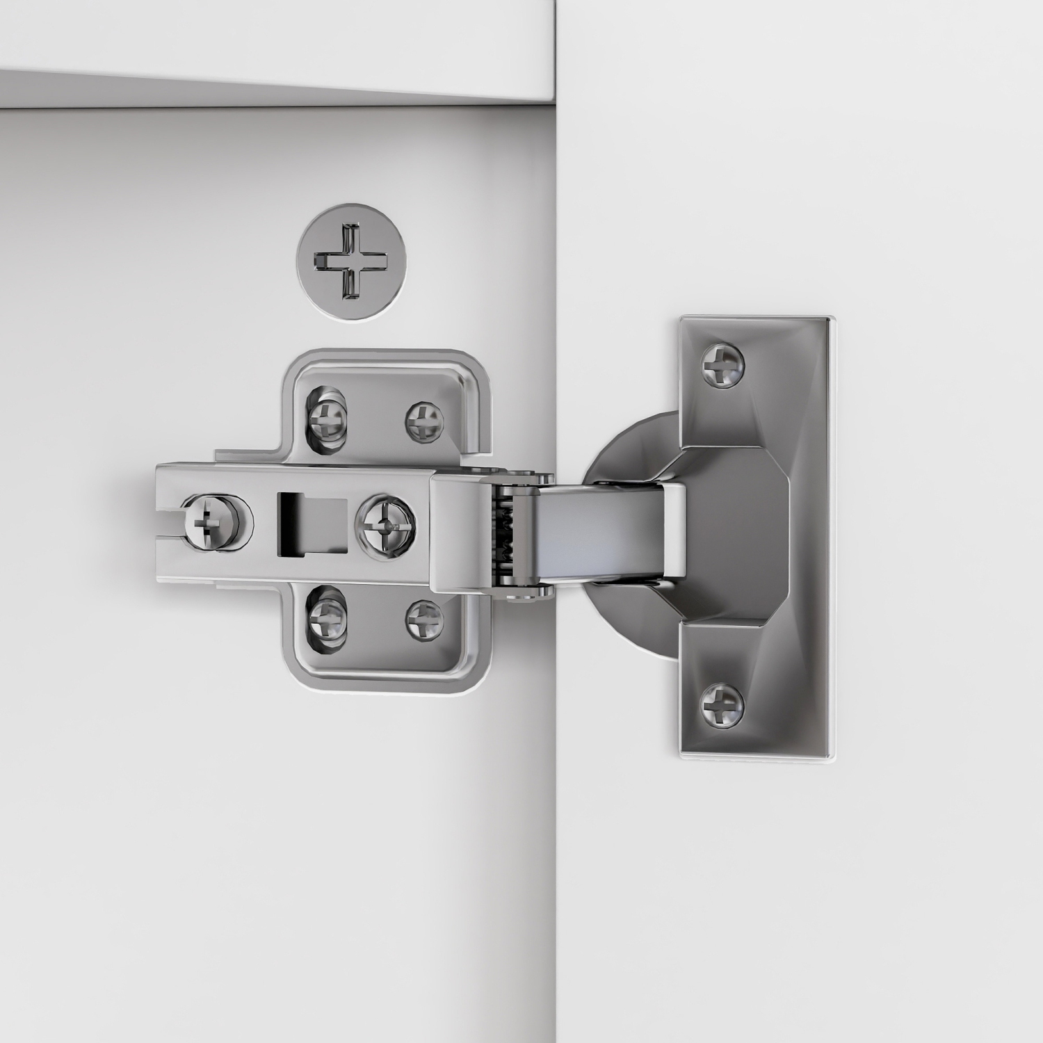 kleankin 35" x 24" Medicine Cabinet, Wall Mounted Bathroom Mirror Cabinet with Mirrored Doors, Adjustable Shelves, White