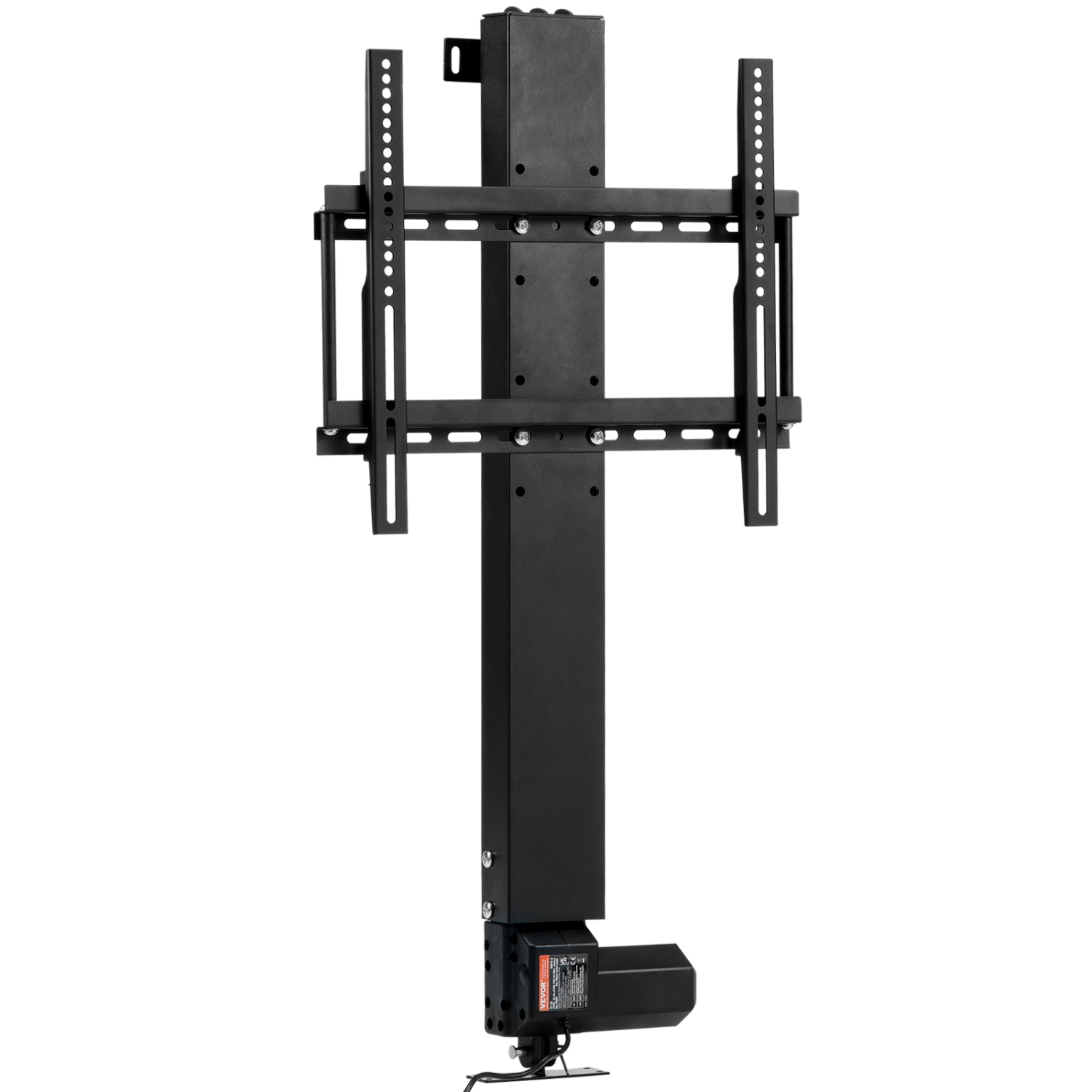VEVOR 28" Stroke Automated TV Elevator for Up to 50" Screens, with Adjustable Height from 38" to 65", Remote Controlled, Supports up to 132 lbs
