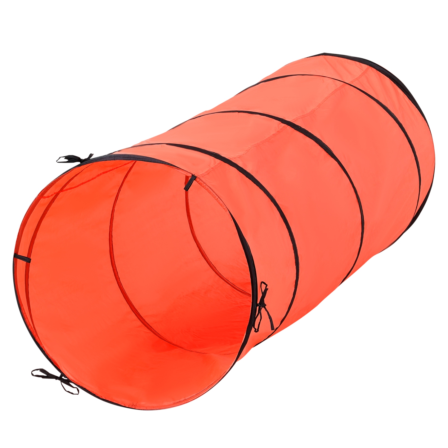 VEVOR 5PCS Combination Set Dog Agility Training Equipment, with Adjustable Hurdles, 6 Weave Poles, Tunnel, Jump Ring, Pause Box, Whistle, Bowl, Puppy