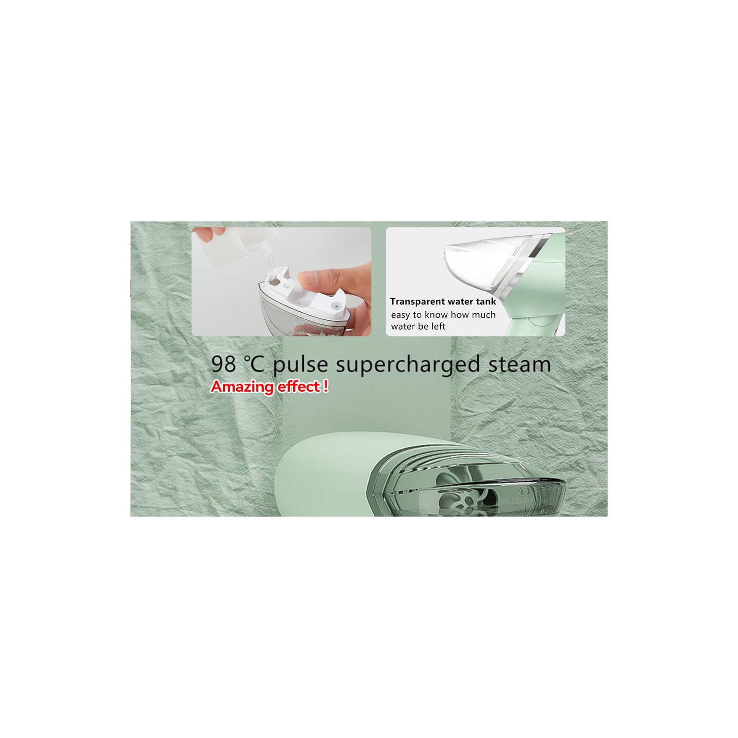 Fer à repasser à vapeur Petite machine à repasser Vêtements Machine à repasser à vapeur Grande avec planche à repasser peut être utilisée