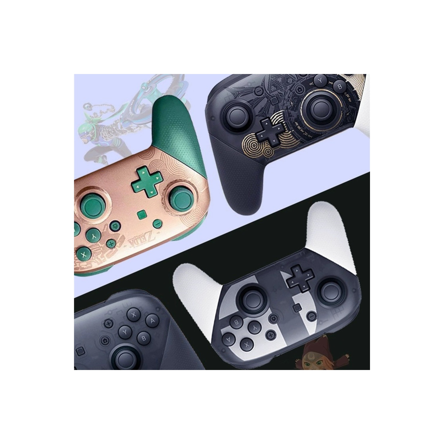Manette de jeu sans fil Bluetooth Switch Pro Manette de jeu CCP Réveil prend en charge les vibrations Somatosensory Fonction de réveil actif -