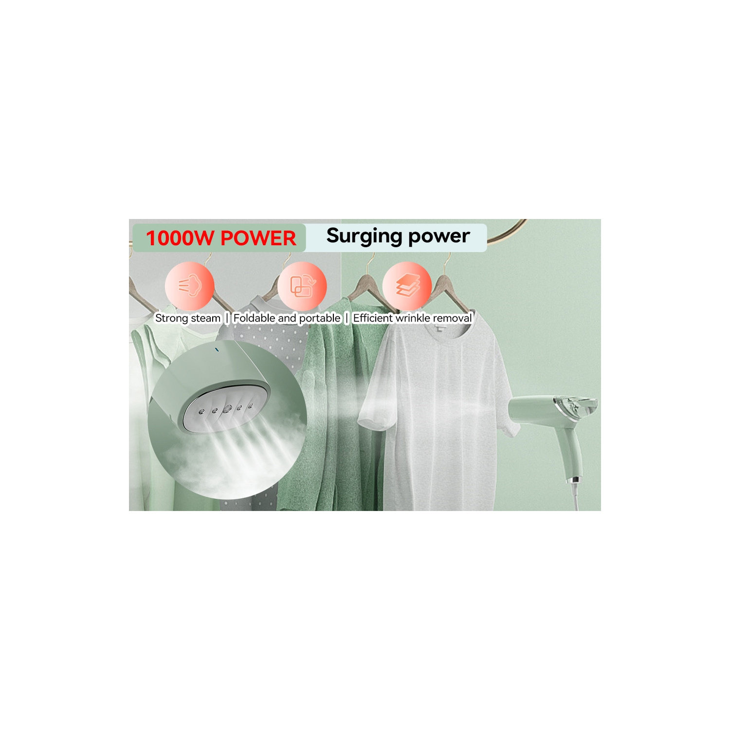 Fer à repasser à vapeur Petite machine à repasser Vêtements Machine à repasser à vapeur Grande avec planche à repasser peut être utilisée