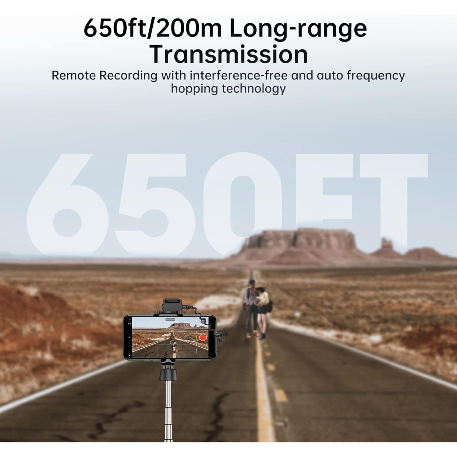 Refurbished - Hollyland Lark M1 Solo Wireless Lavalier Microphone system (1TX+1RX, No Charging Case), Compatible with iPhone Android Camera, 656ft 8h