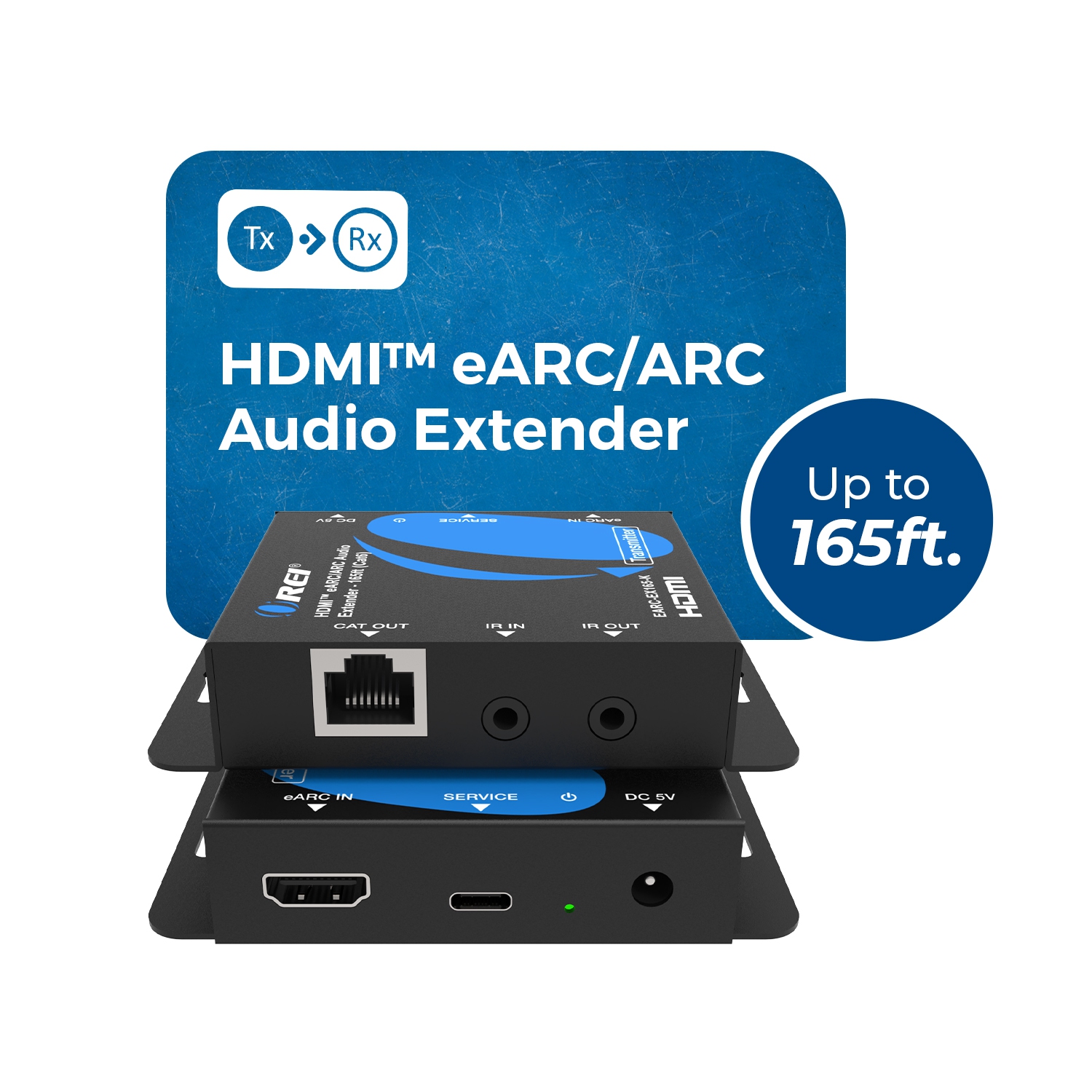 Prolongateur audio HDMI™ eARC/ARC OREI - 165&nbsp;pi (EARC-EX165-K)