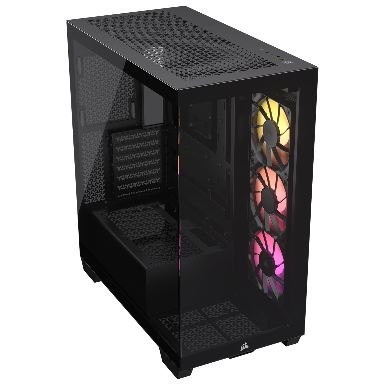 Corsair 3500X RS-R ARGB Mid-Tower ATX Computer Case - Black