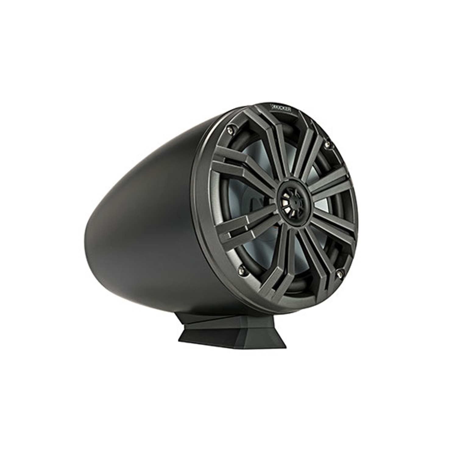 Haut-parleurs colonne nautiques plats de 8&nbsp;po 46&nbsp;kmFC8 de Kicker - Noir