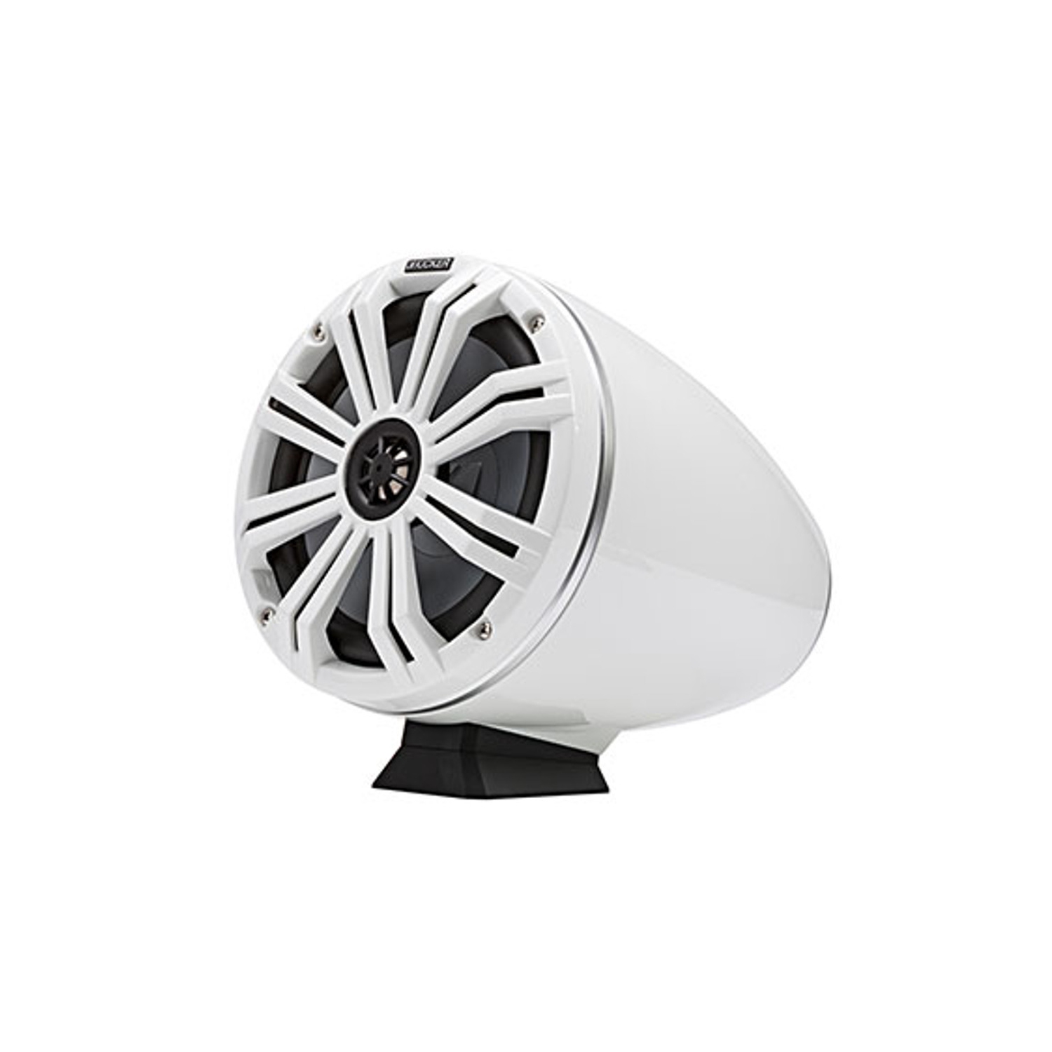 Kicker 46KMFC8W 8" Loaded Flat-Mount Marine Tower Speakers - White