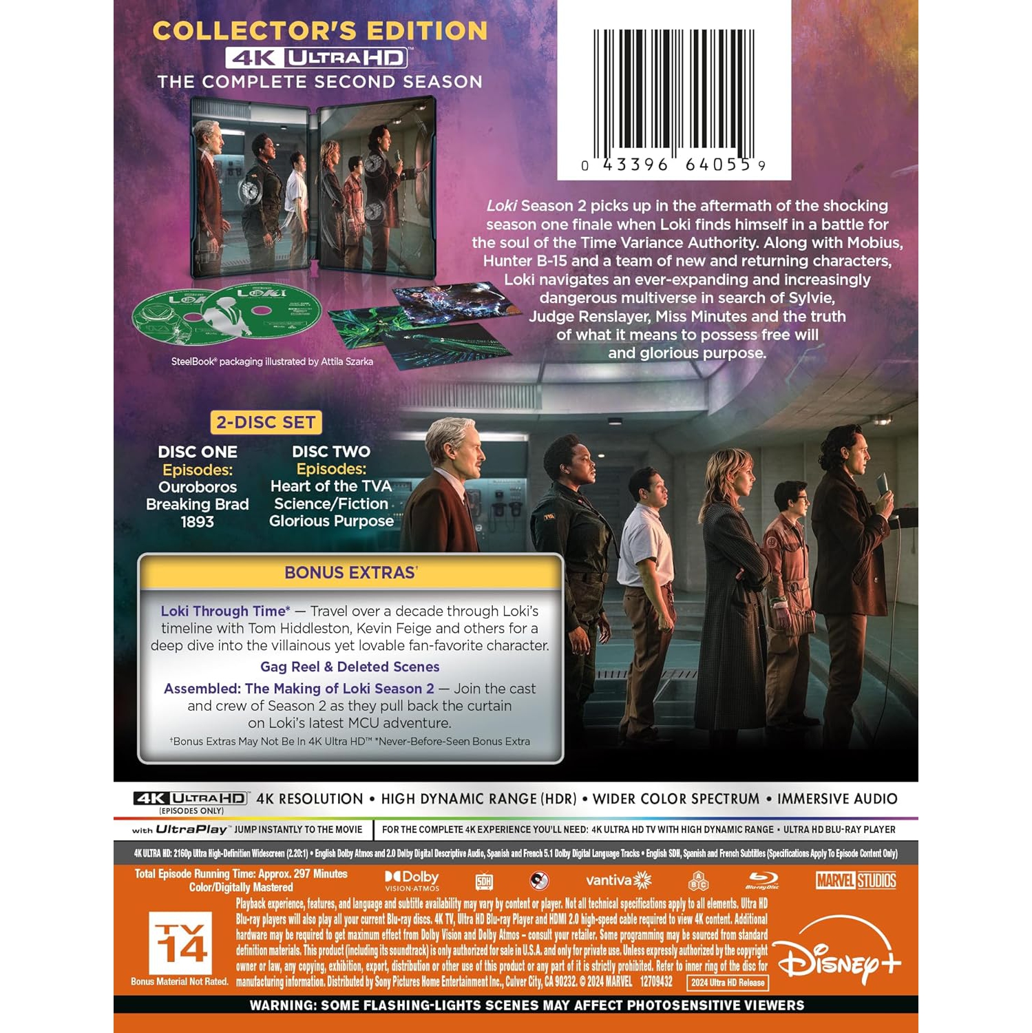 Loki: Complete Season 2 [Steelbook] [4K Ultra HD]