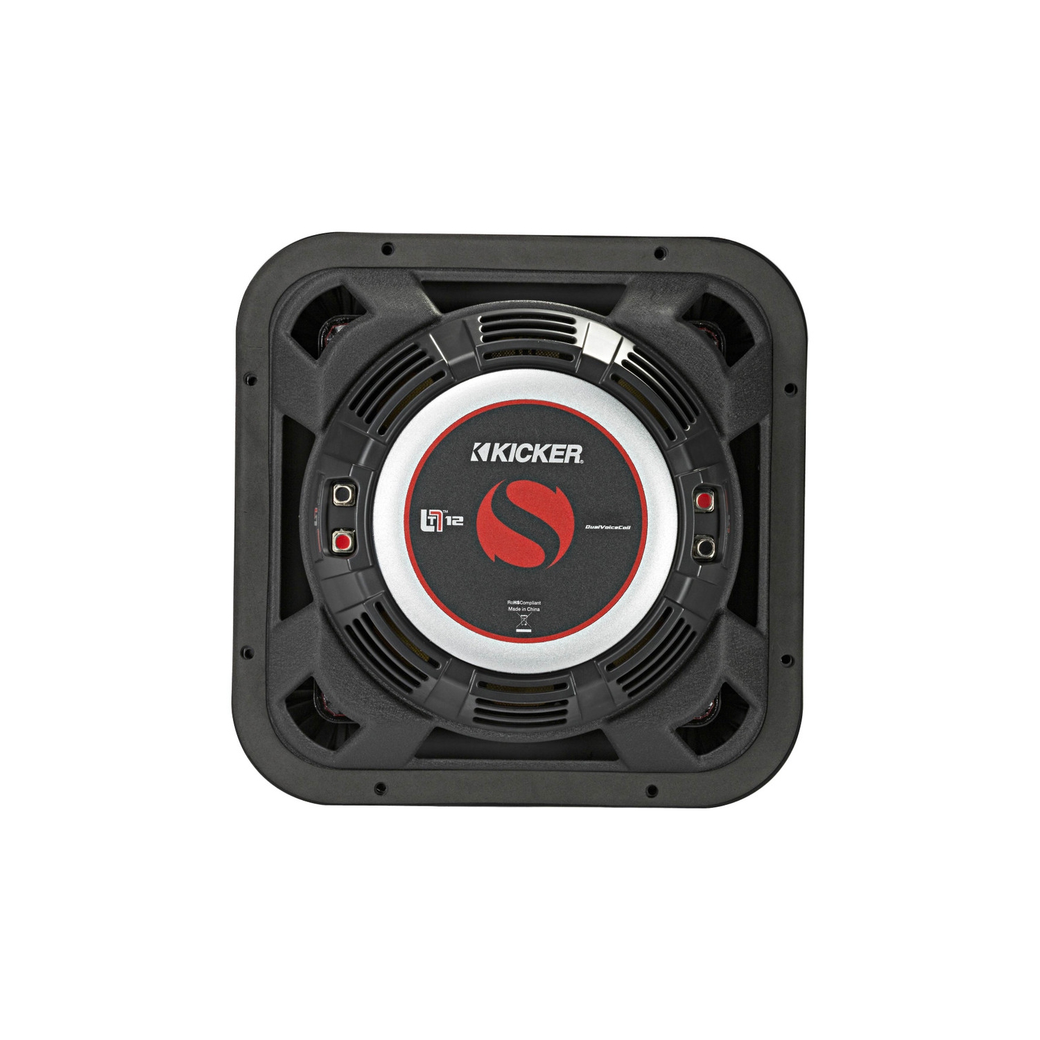 Kicker 46L7T124 Solo-Baric L7T Series Shallow-Mount 12" Dual 4-Ohm Voice Coil