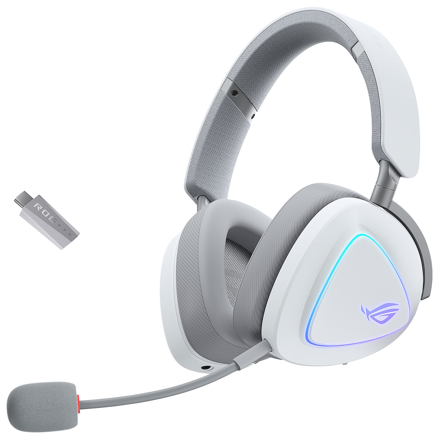 ASUS ROG DELTA II Dualflow Audio Gaming Headset - White