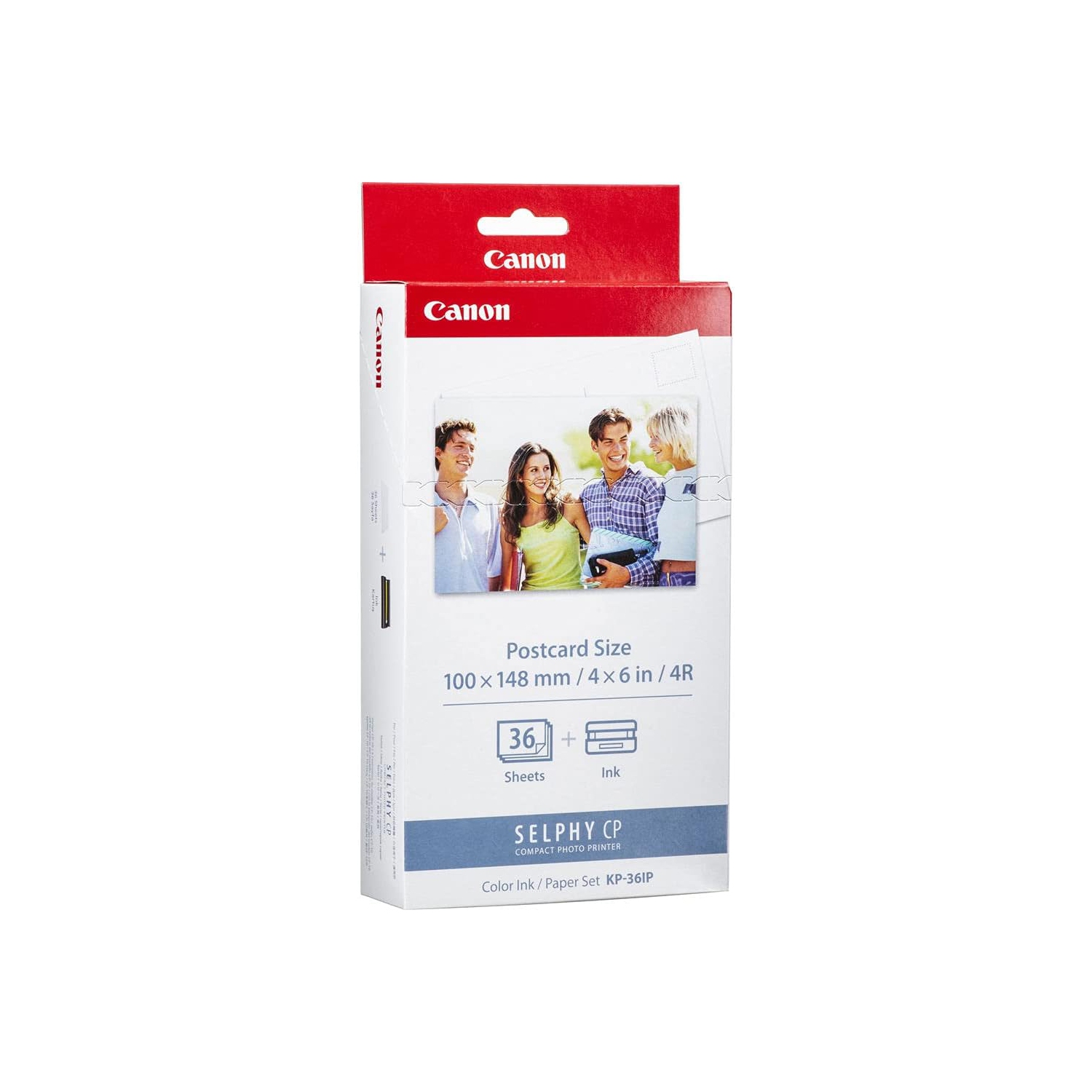 Ensemble avec encre couleur et papier photo 4 x 6&nbsp;po KP-36 de Canon pour imprimantes Selphy de Canon