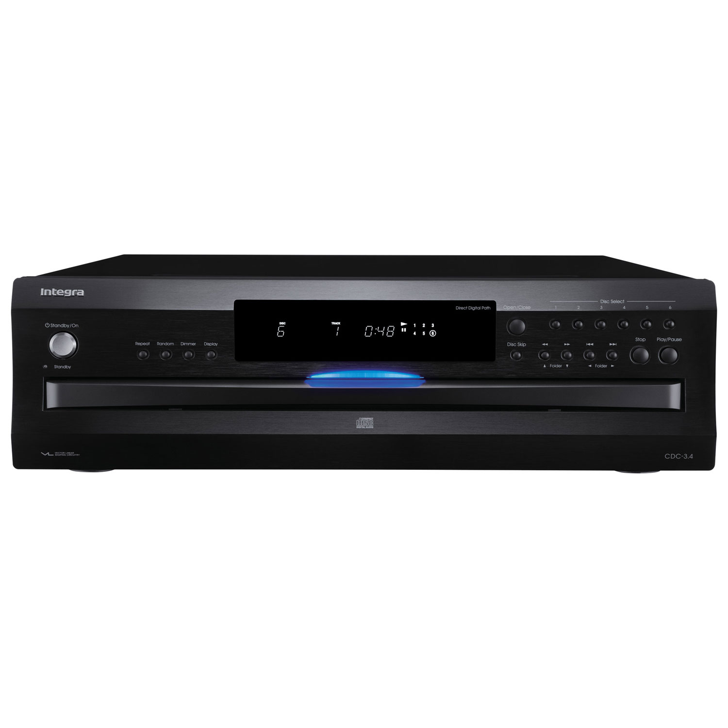 Integra CDC3.4 6-Disc CD Carousel Changer - Exclusive Retail Partner