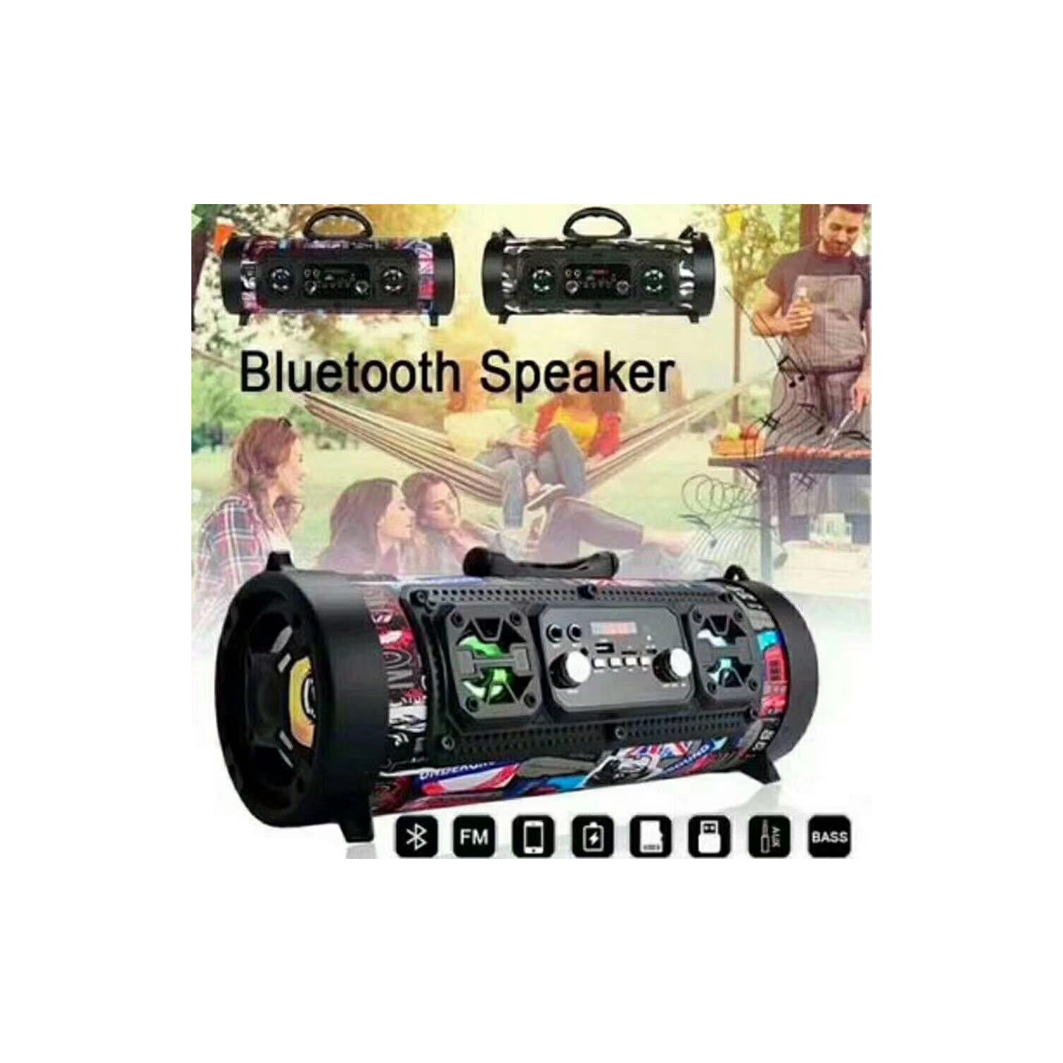 New wireless karaoke smart bluetooth speaker car audio subwoofer gift high quality car speaker subwoofer gift outdoor computer desktop