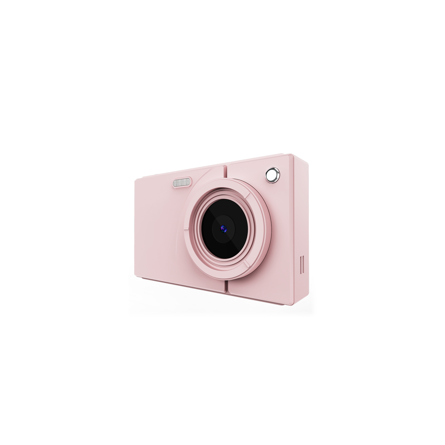 Digital camera 64 million pixel high-definition photo and video campus CCD camera macro screen 2.8 inches pink + 64G card + Type-C line + wifi