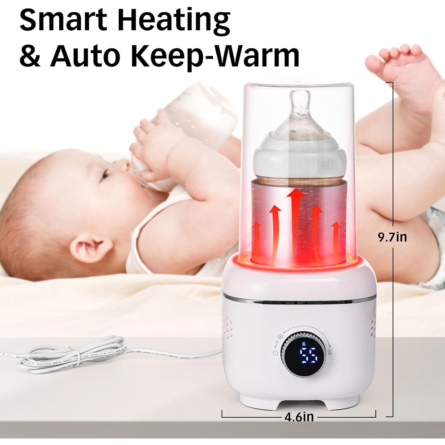 2 in 1 Smart Cooling Cup for Drinks,Cup Cooler and Warmer for Desktop,Small Can Cooler,Fast Cooling & Heating Cup for Coffee Milk Beer Chiller