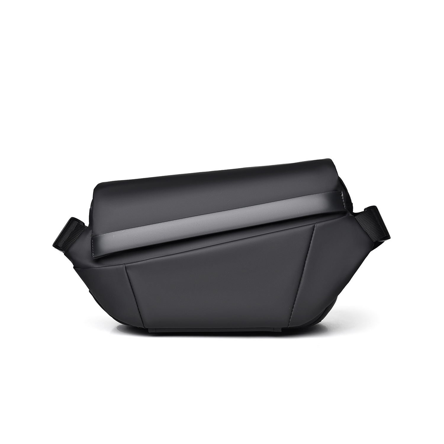 Sac de poitrine décontracté Sac à bandoulière pour hommes et femmes, sac à bandoulière, sac à bandoulière, sac de sport d'extérieur – noir