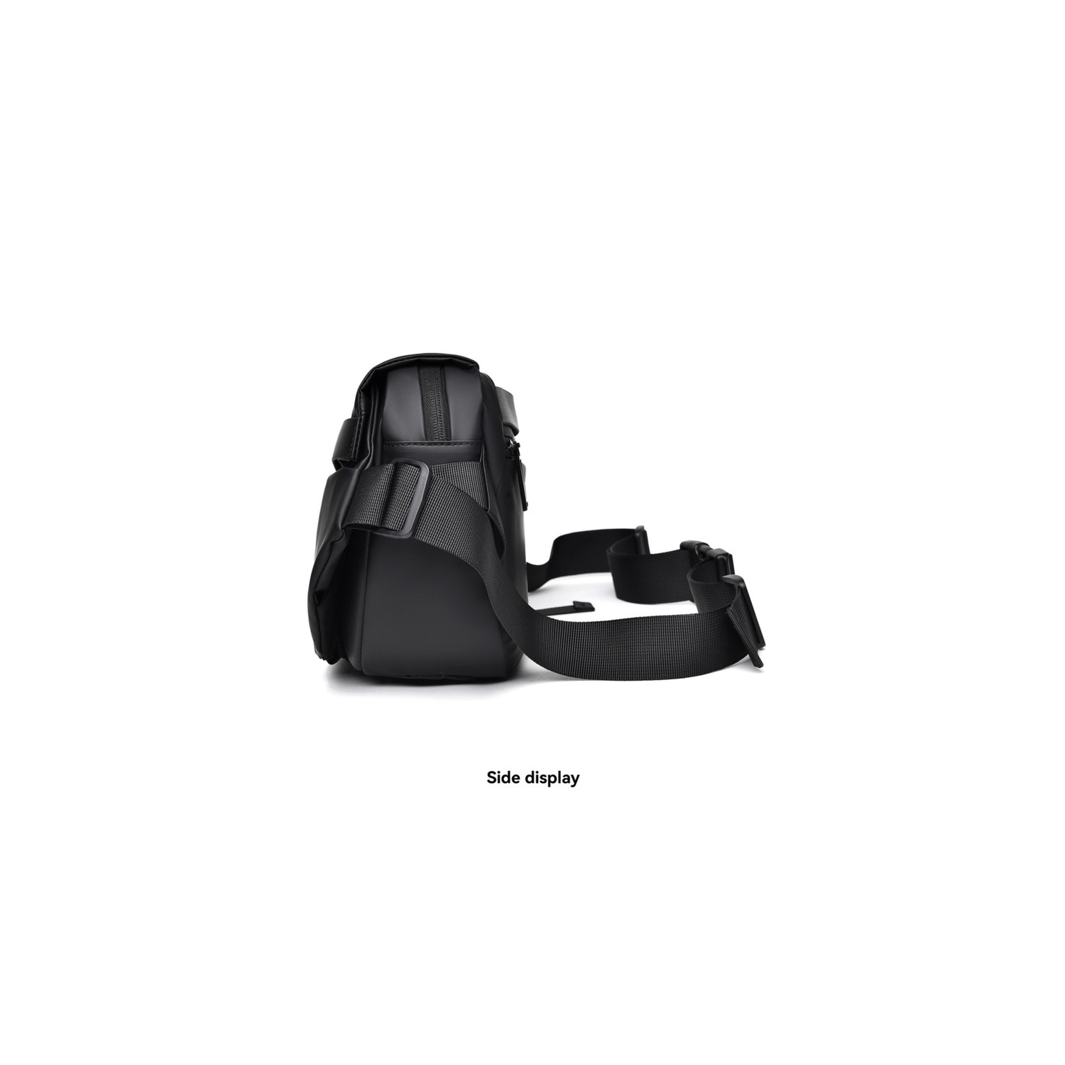 Sac de poitrine décontracté Sac à bandoulière pour hommes et femmes, sac à bandoulière, sac à bandoulière, sac de sport d'extérieur – noir