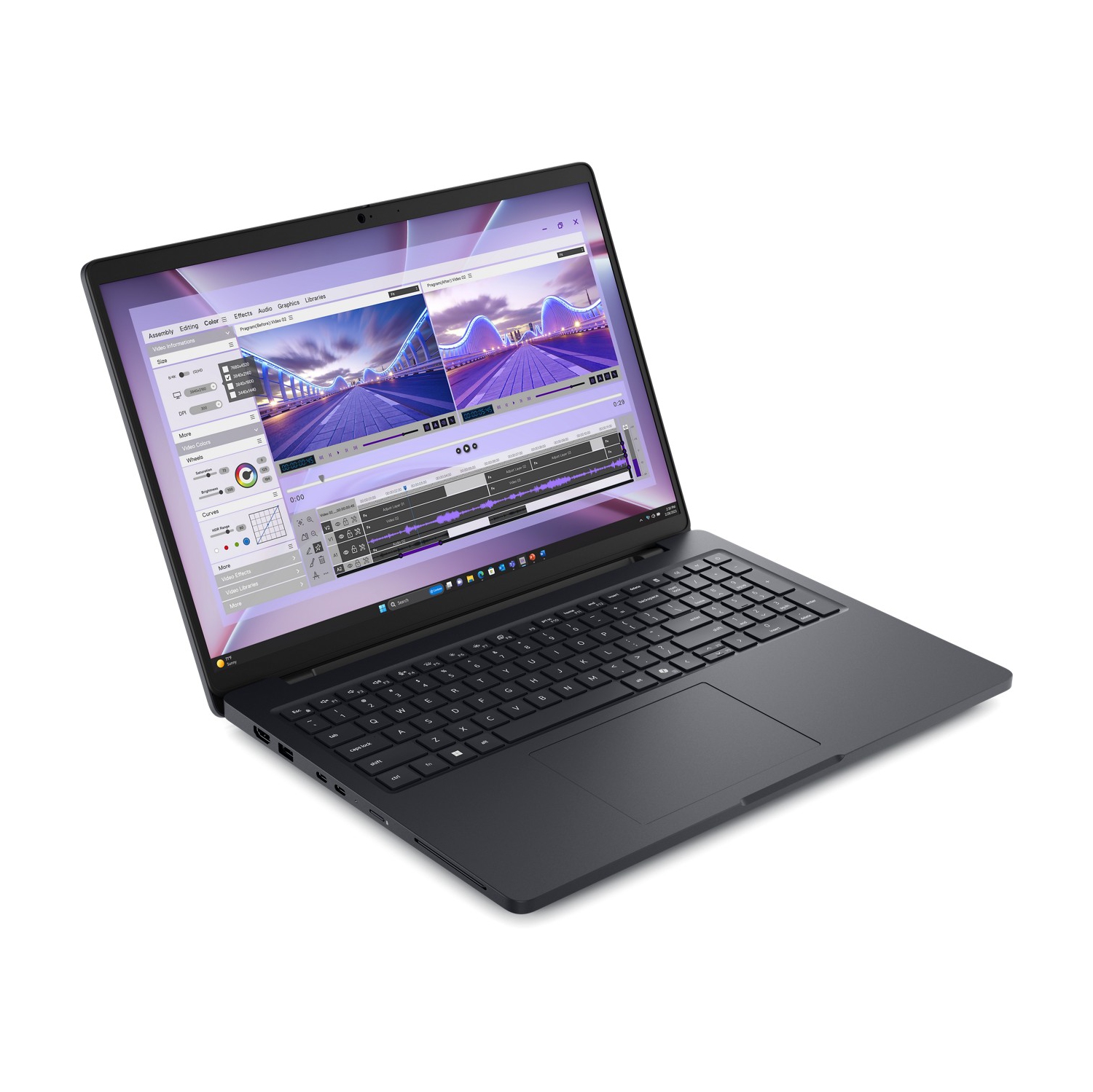 Dell Pro Max Mc16250 16" Laptop with Intel® Core™ Ultra 7-255H Processor, 512GB SSD, 16 GB RAM, Intel® Arc™ Pro Graphics, Windows 11 Pro - Platinum