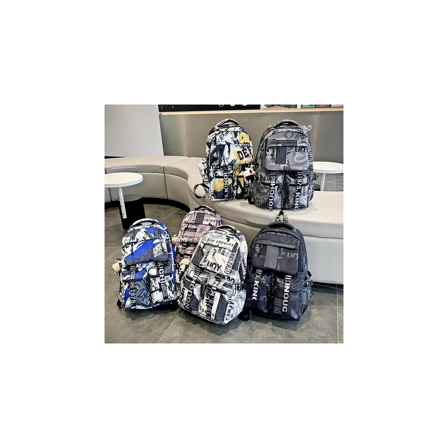 nouveau sac à dos d'école mode pour les adolescents garçons cool sac d'école étanche sac de voyage grand format bibliothèque sacs d'école pour enfants