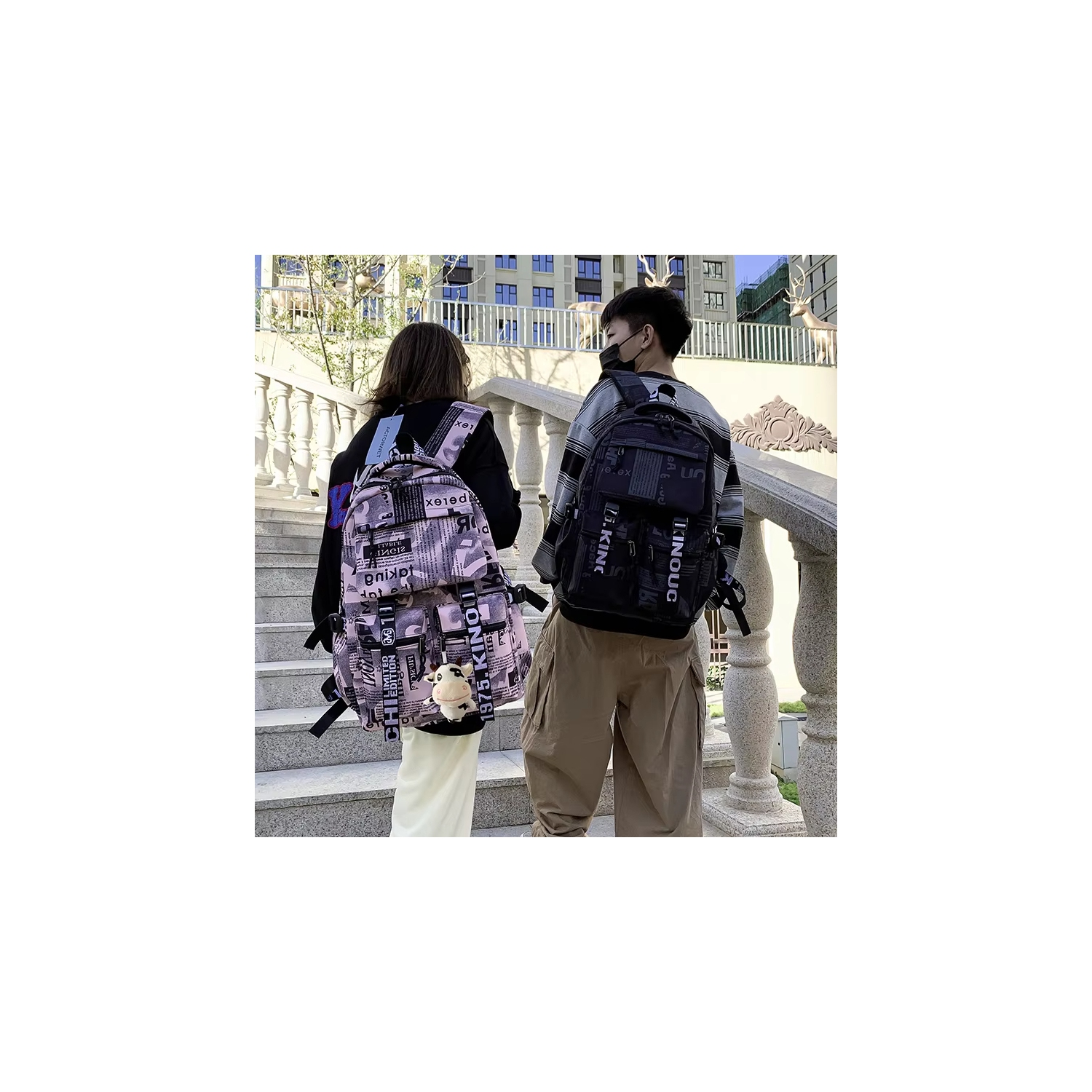 nouveau sac à dos d'école mode pour les adolescents garçons cool sac d'école étanche sac de voyage grand format bibliothèque sacs d'école pour enfants