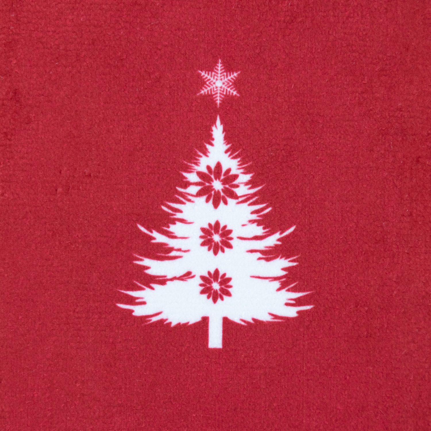 Serviettes de cuisine de Noël en forme de renne et de flocons de neige - 26 po - Ensemble de 2