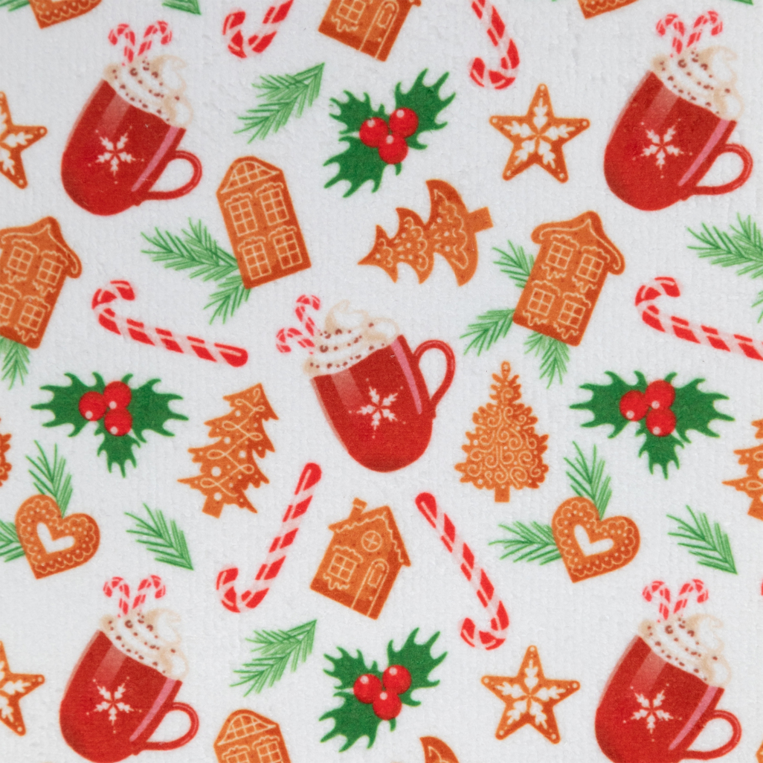 Serviettes à thé Merry Christmas Kitchen - 26&nbsp;po - Ensemble de 2