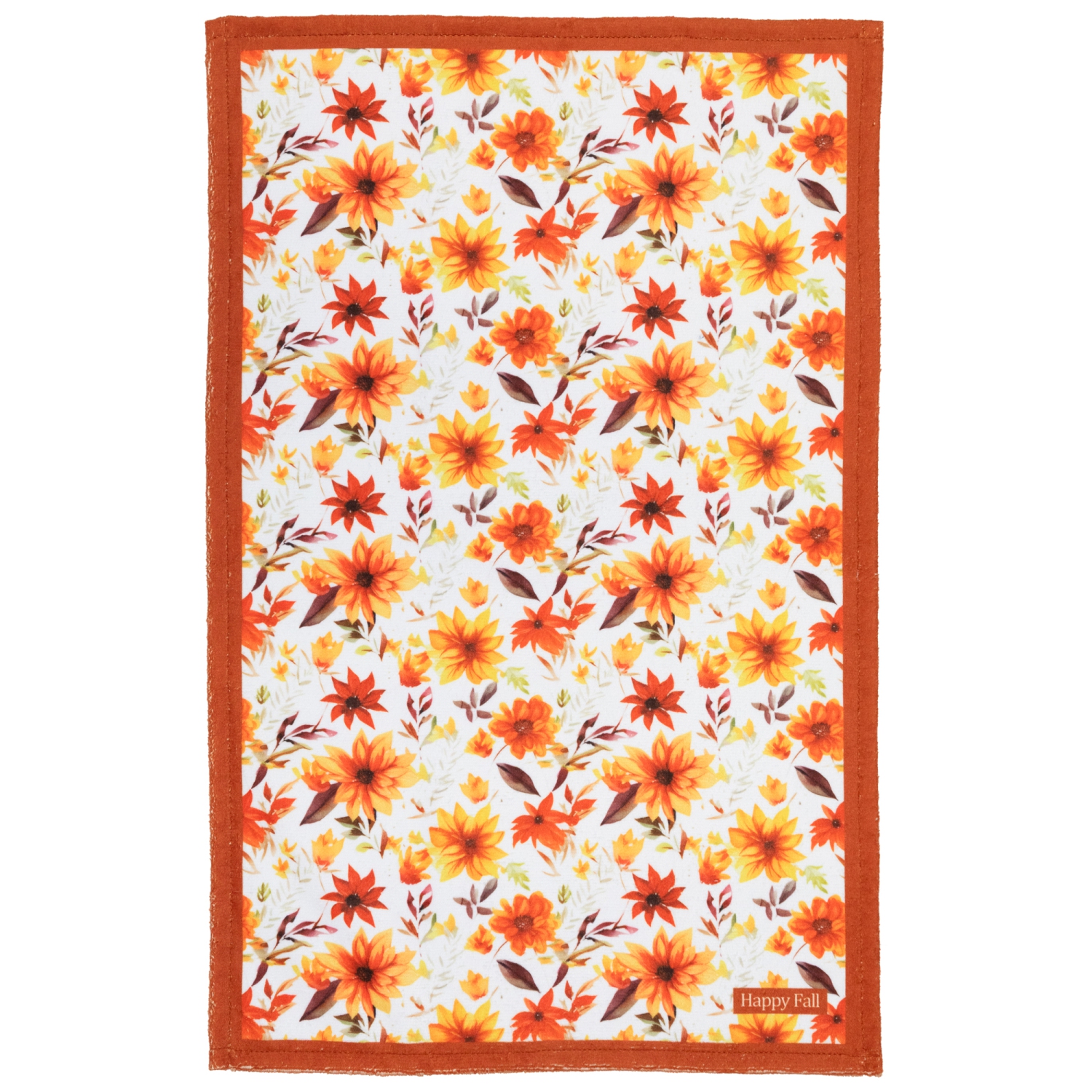 Serviettes de cuisine Hello Automne et Floral - 26&nbsp;po - Ensemble de 2